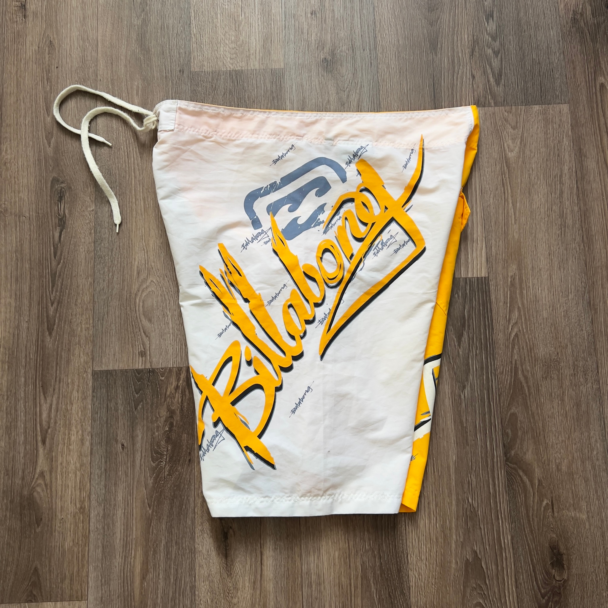 Billabong Beach Surf Big Logo Vintage Shorts, миниатюра 1
