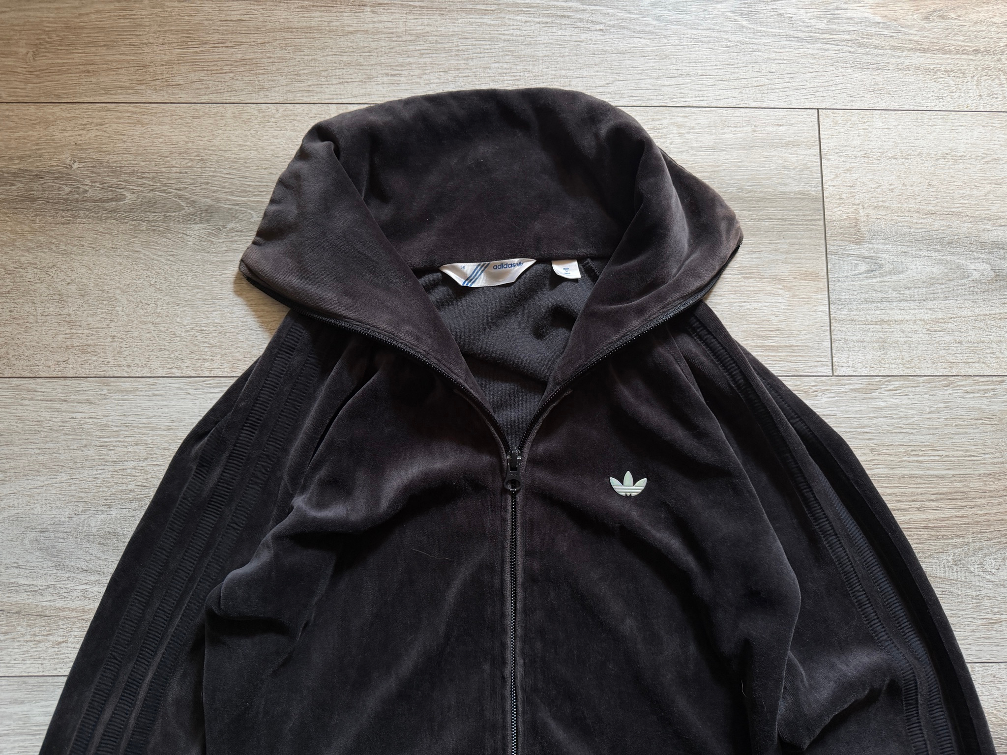 Adidas Vintage Velour Track Jacket, миниатюра 2