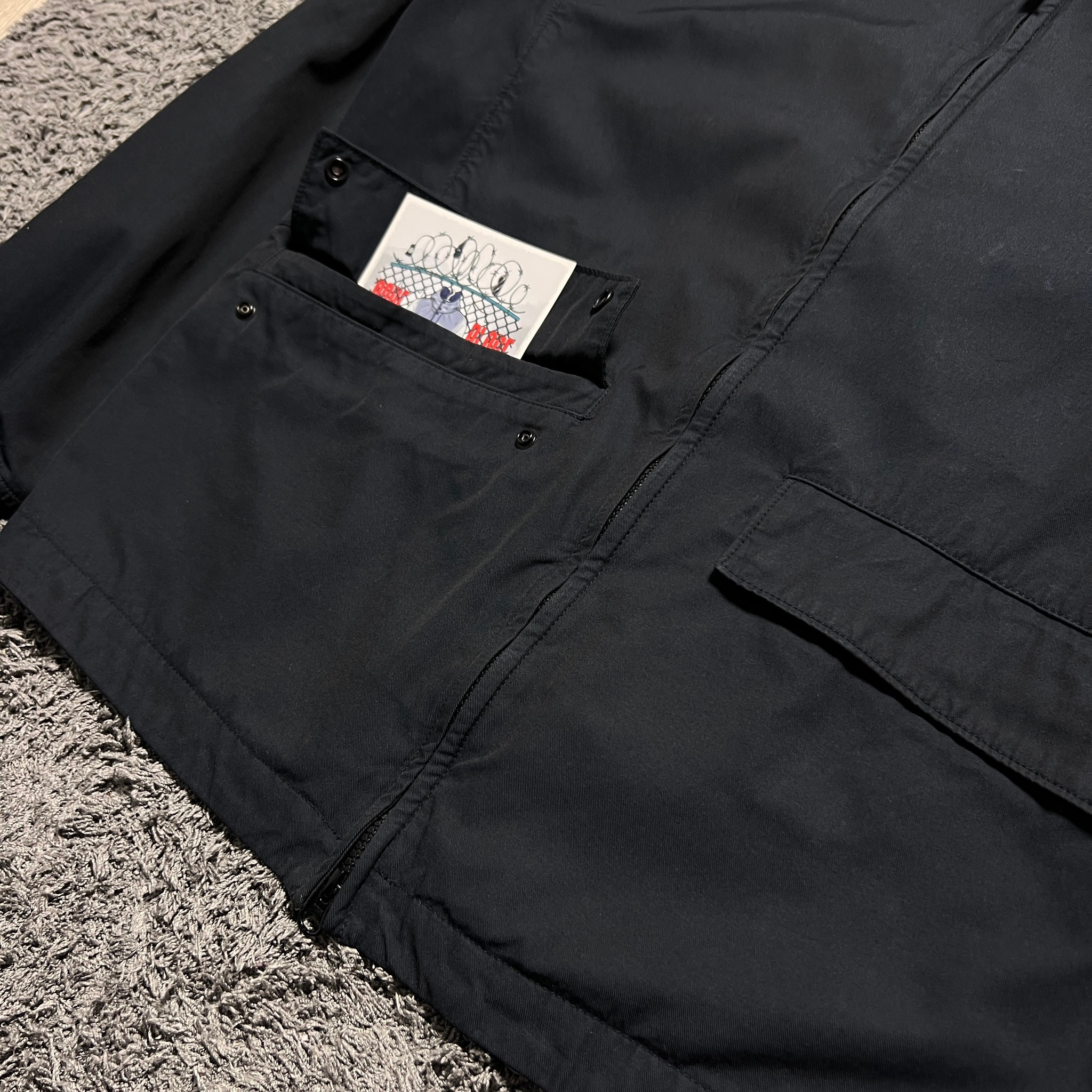 Stone Island NYLON COTTON BATAVIA 2/2 - TC Jacket, миниатюра 4