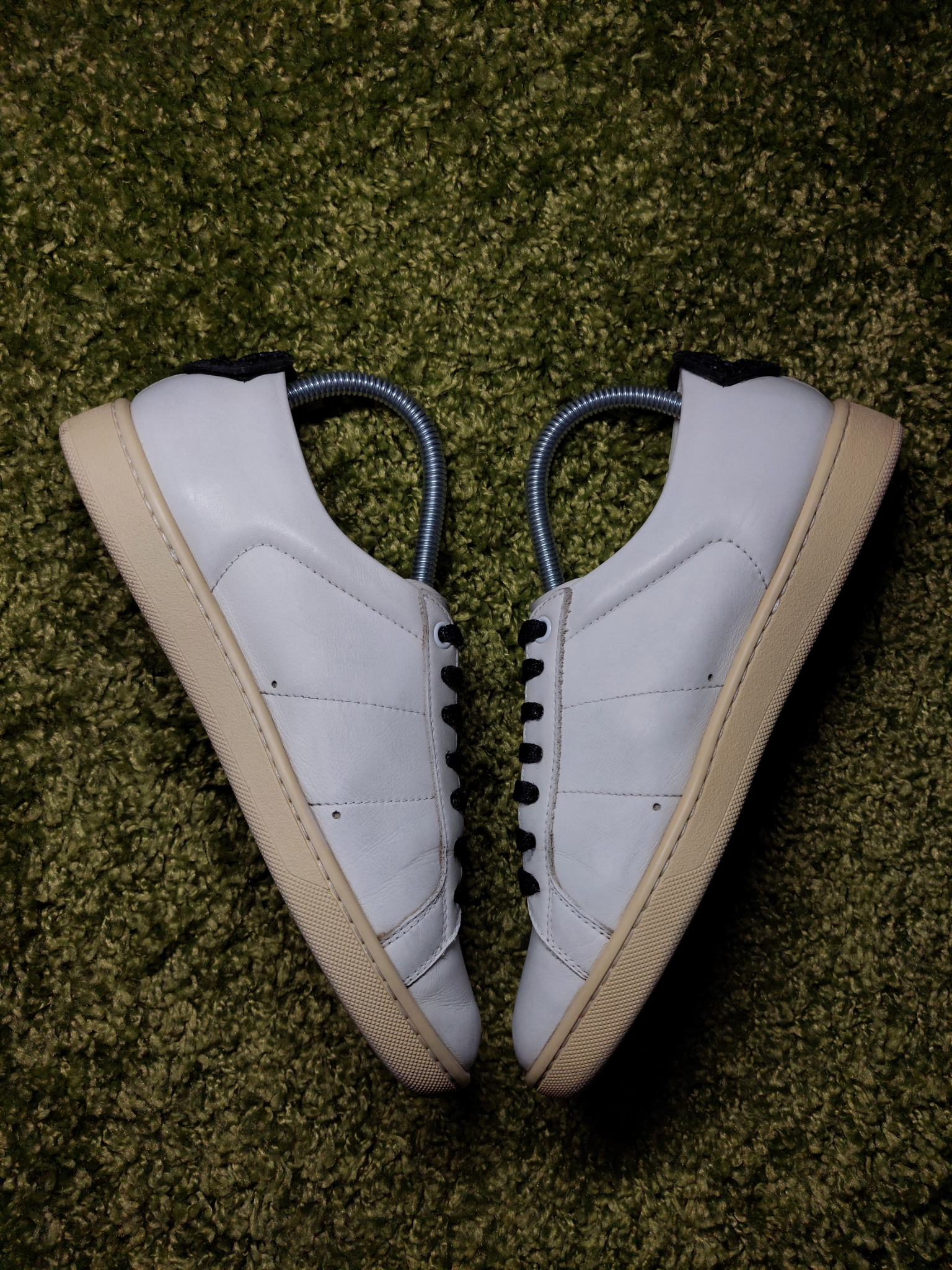 Saint Laurent Lips Leather Sneakers, миниатюра 7
