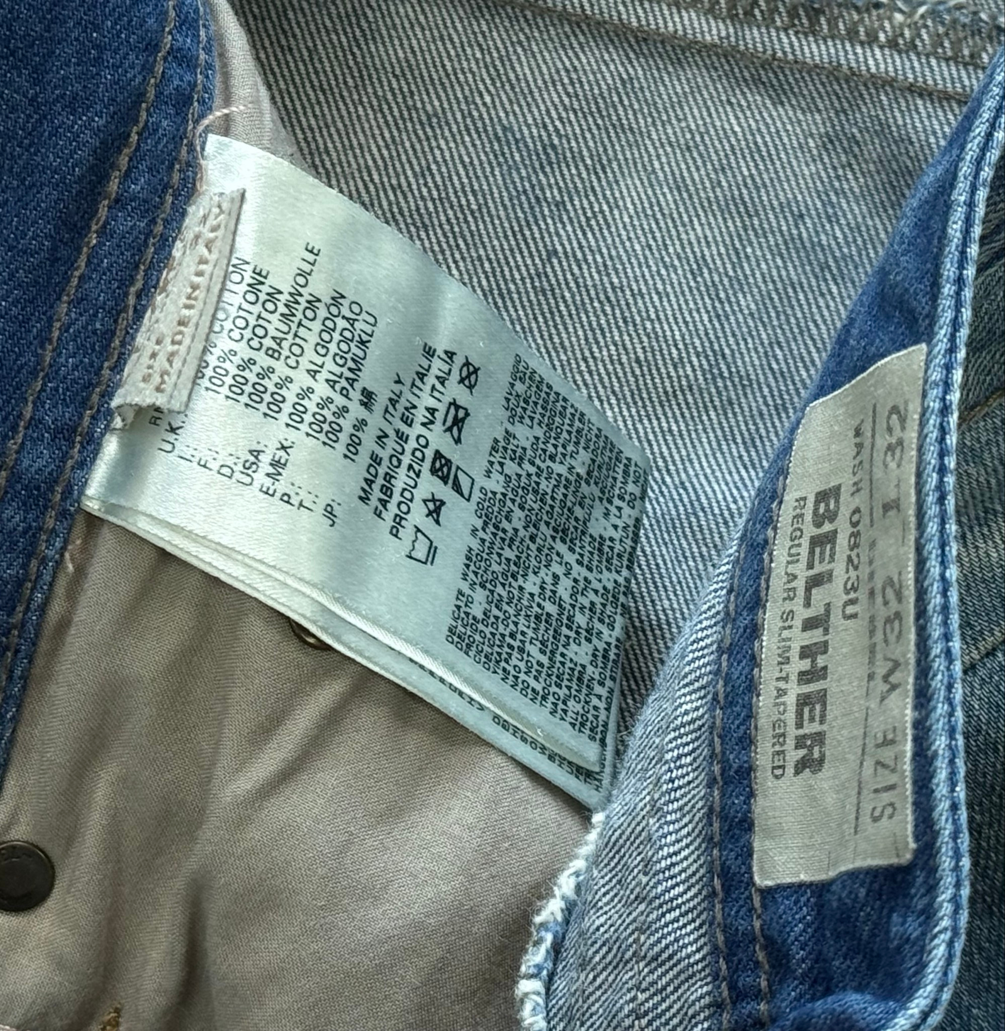 Diesel Industry Slim-Tapered Belther Faded Jeans, миниатюра 9