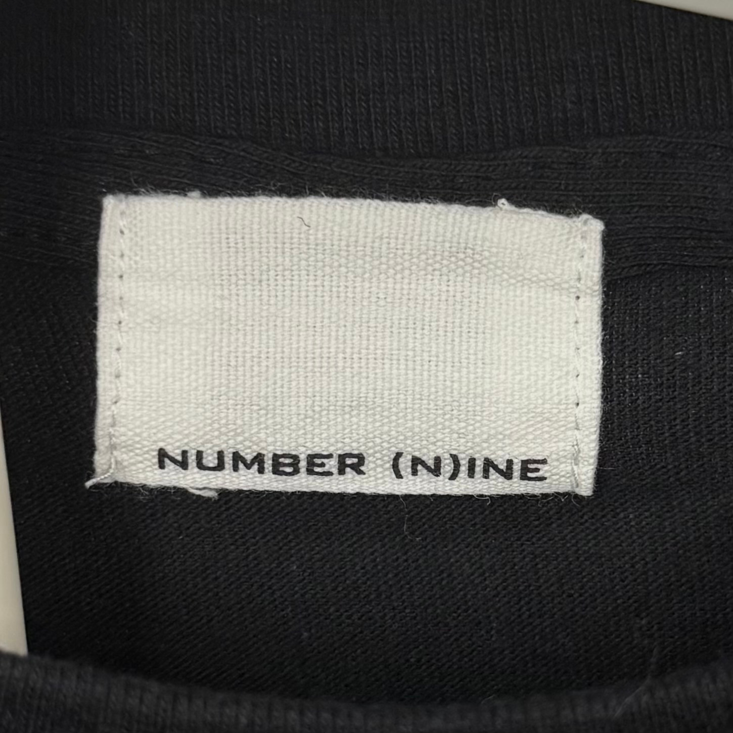 Number (N)ine Футболка черная, миниатюра 3