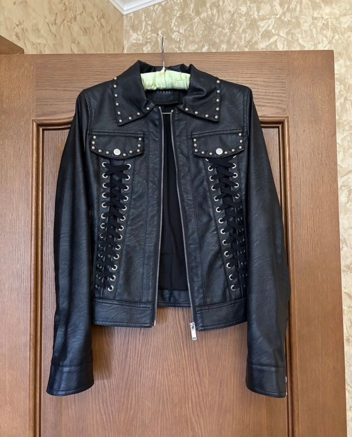 Guess Кожаная куртка, миниатюра 4