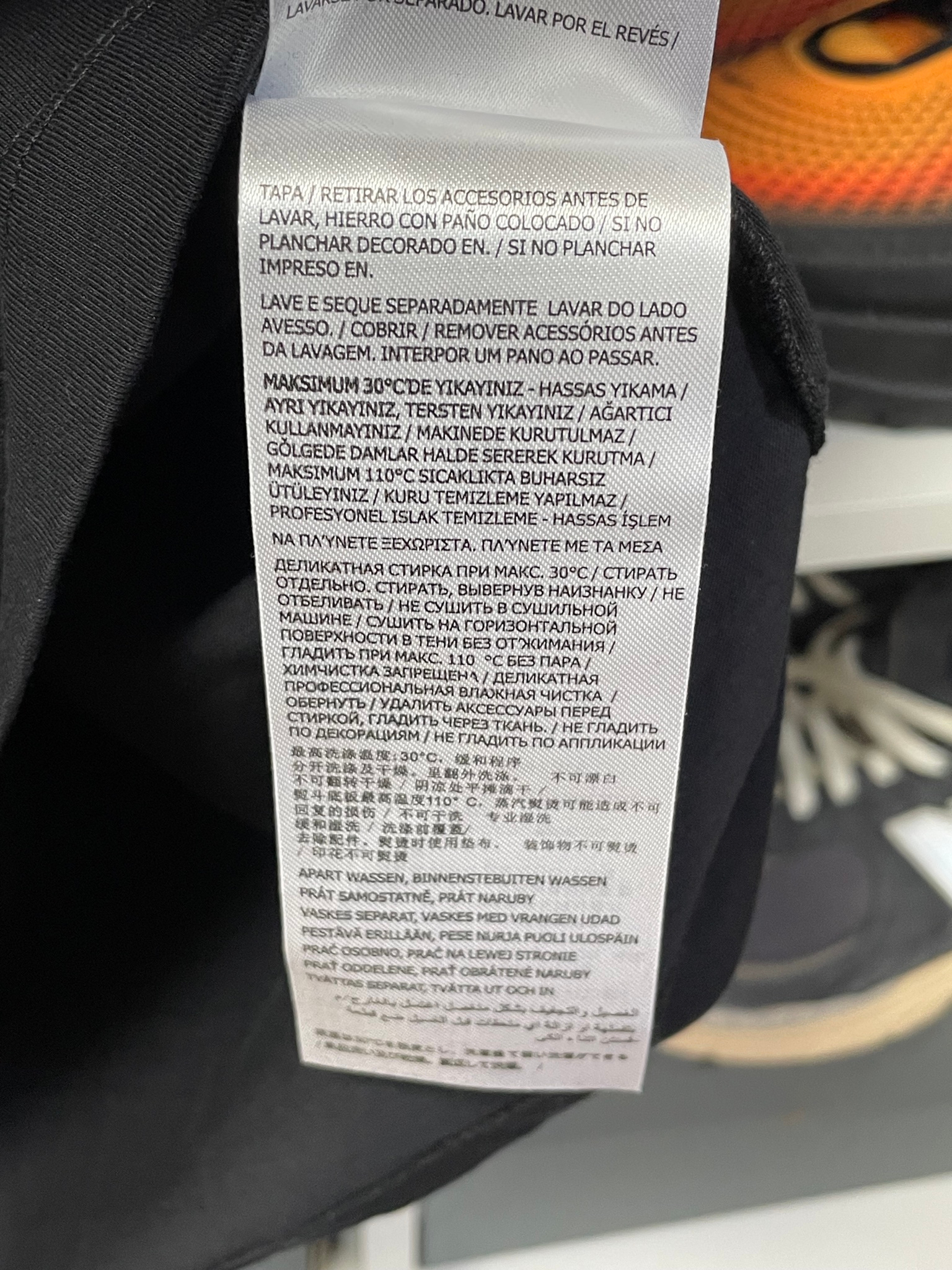 MM6 Maison Margiela Hacked Number Logo Appliqué T-Shirt, миниатюра 10