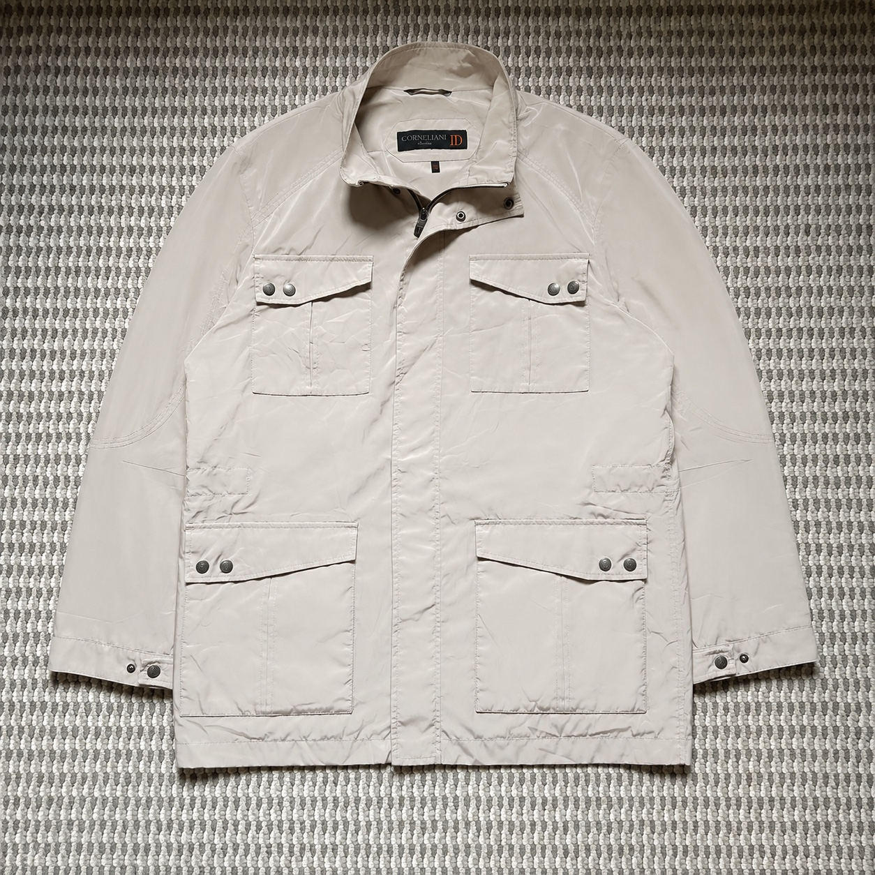 Corneliani Vintage Old Money Windbreaker Waterproof Jacket, миниатюра 1