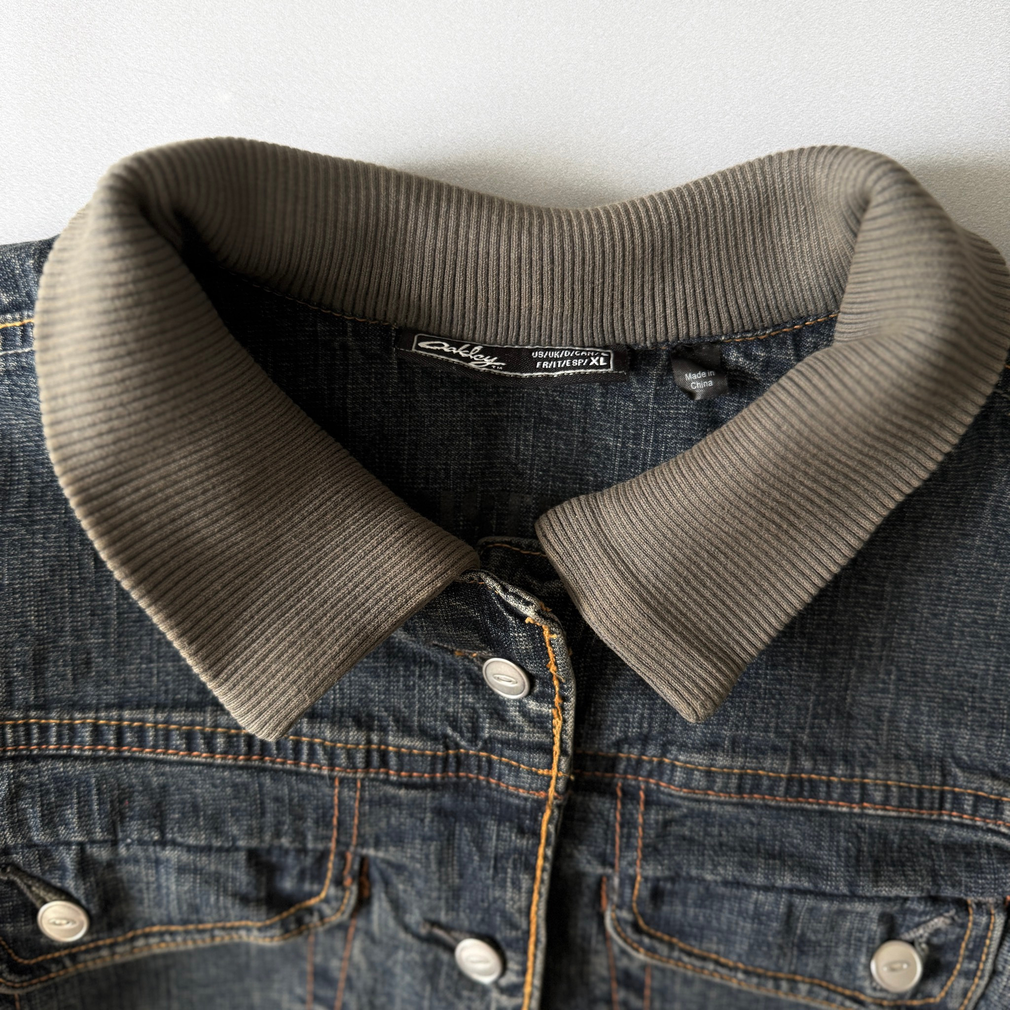 Oakley 2000s Vintage Archival Women Denim Jacket, миниатюра 7