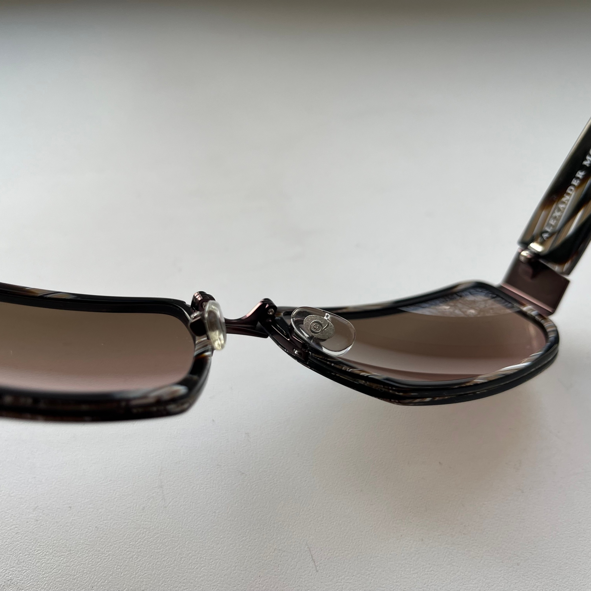 Alexander McQueen Eyes 2000s Foldable Sunglasses, миниатюра 8