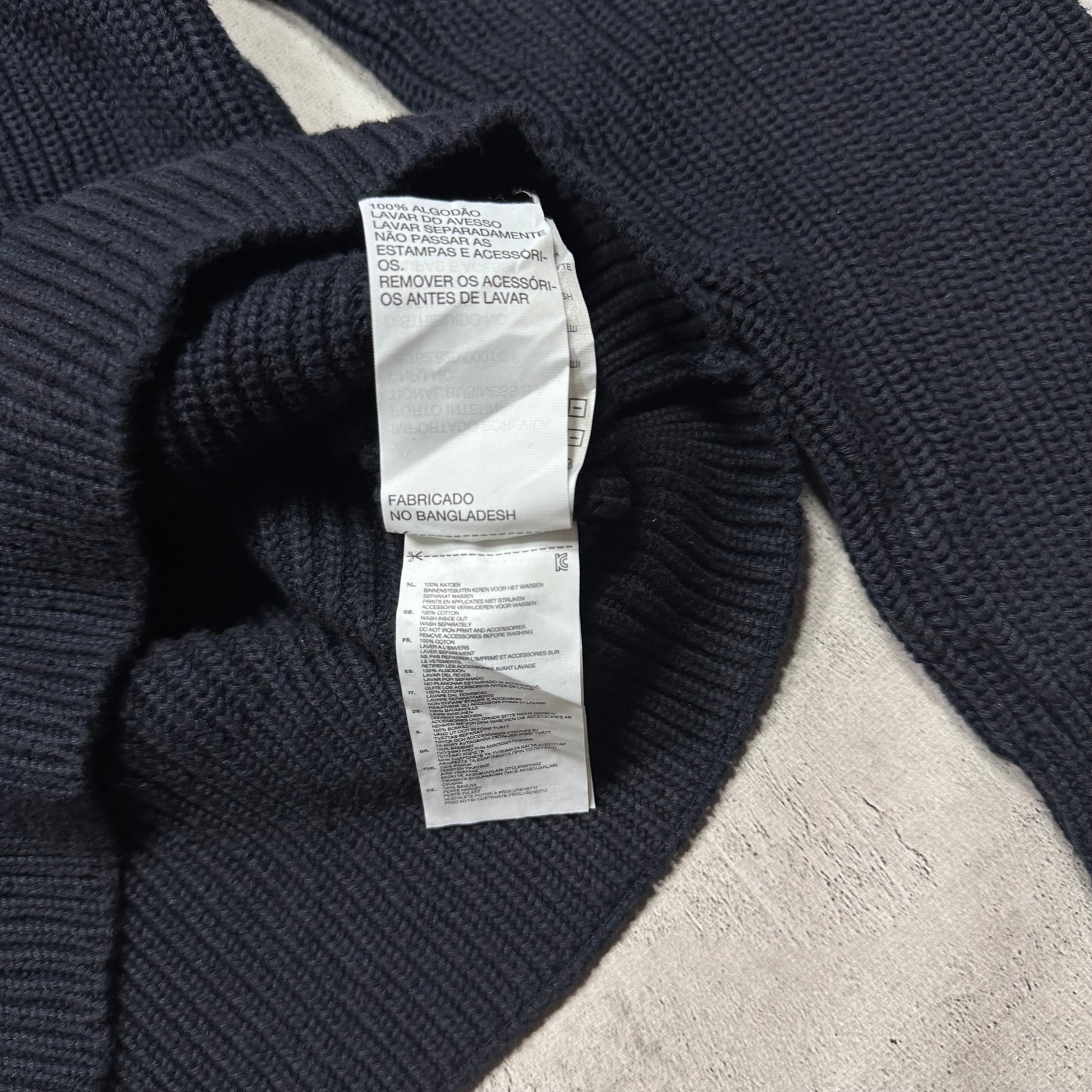 G-STAR RAW Cotton Chunky-Knit Jumper Sweater (dark blue), миниатюра 11