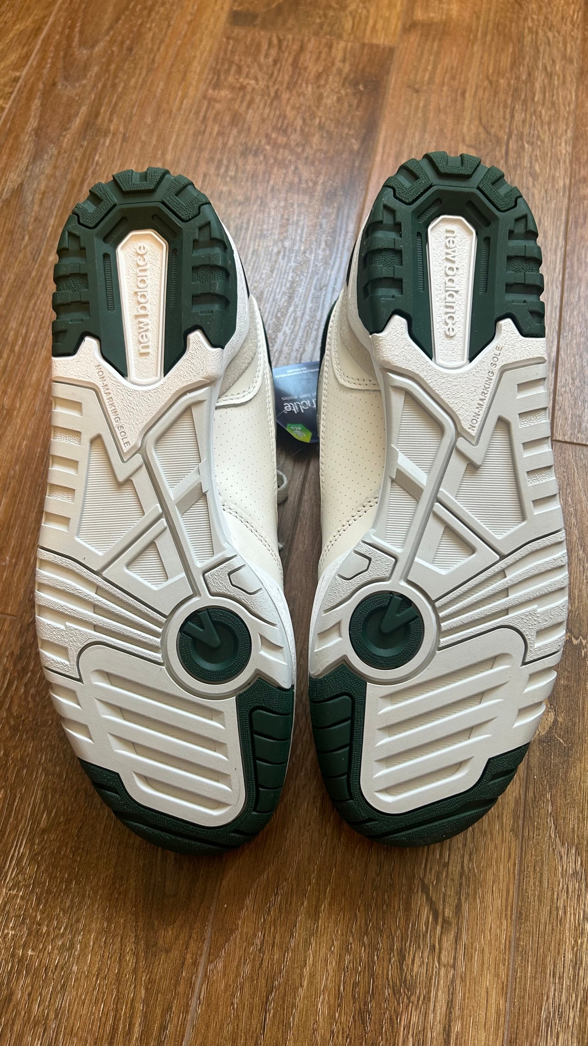 New balance 550 White/Green, миниатюра 5