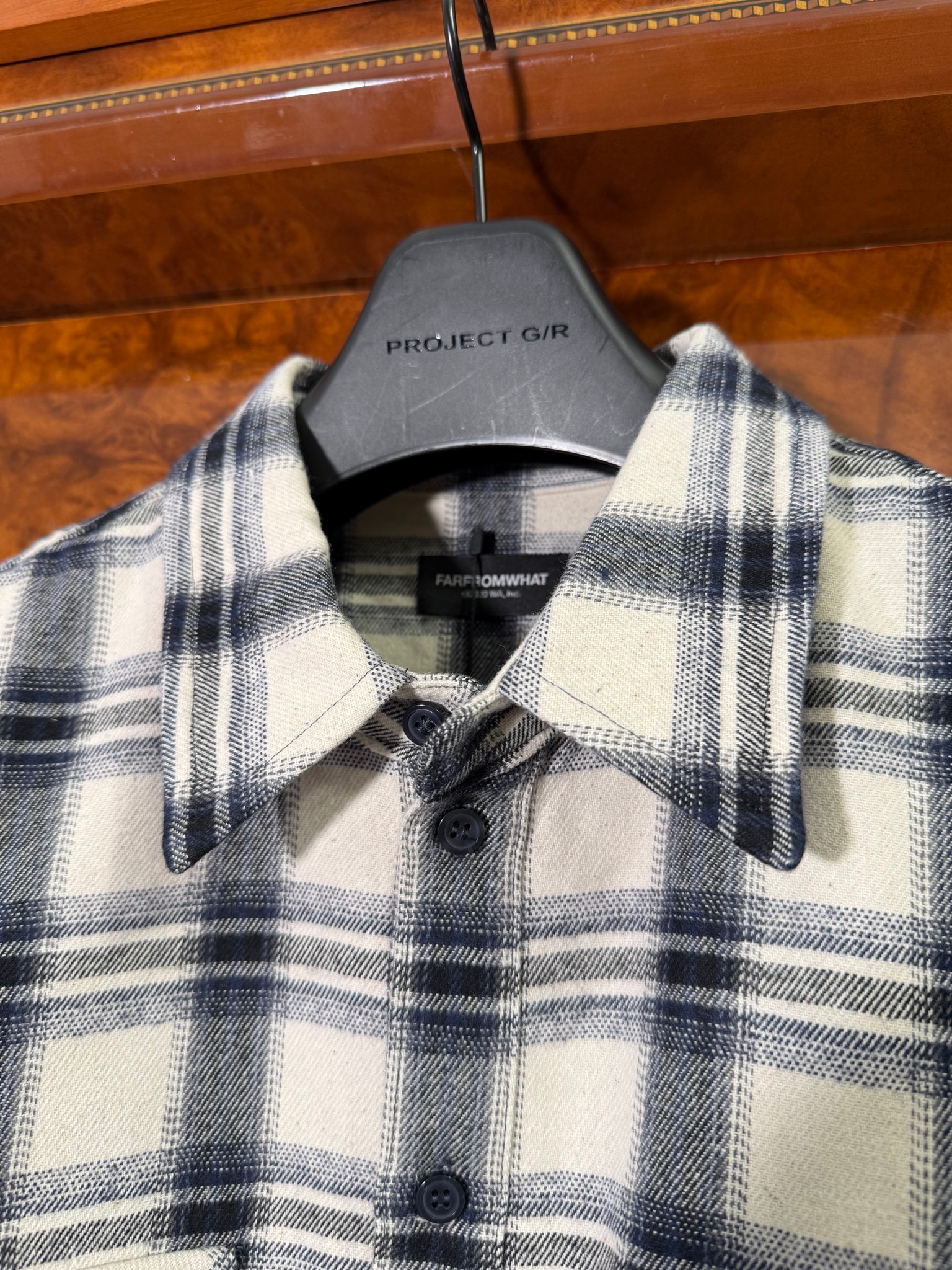 FAR FROM WHAT Far Logo Flannel Shirts, миниатюра 5