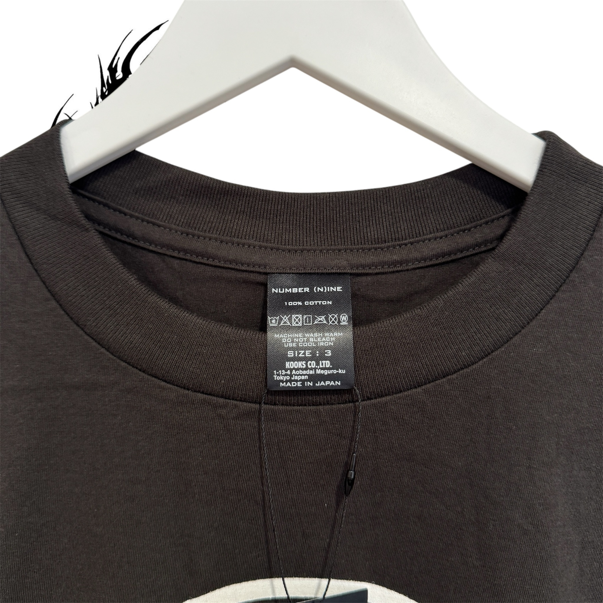 number nine sovc t-shirt charcoal, миниатюра 3