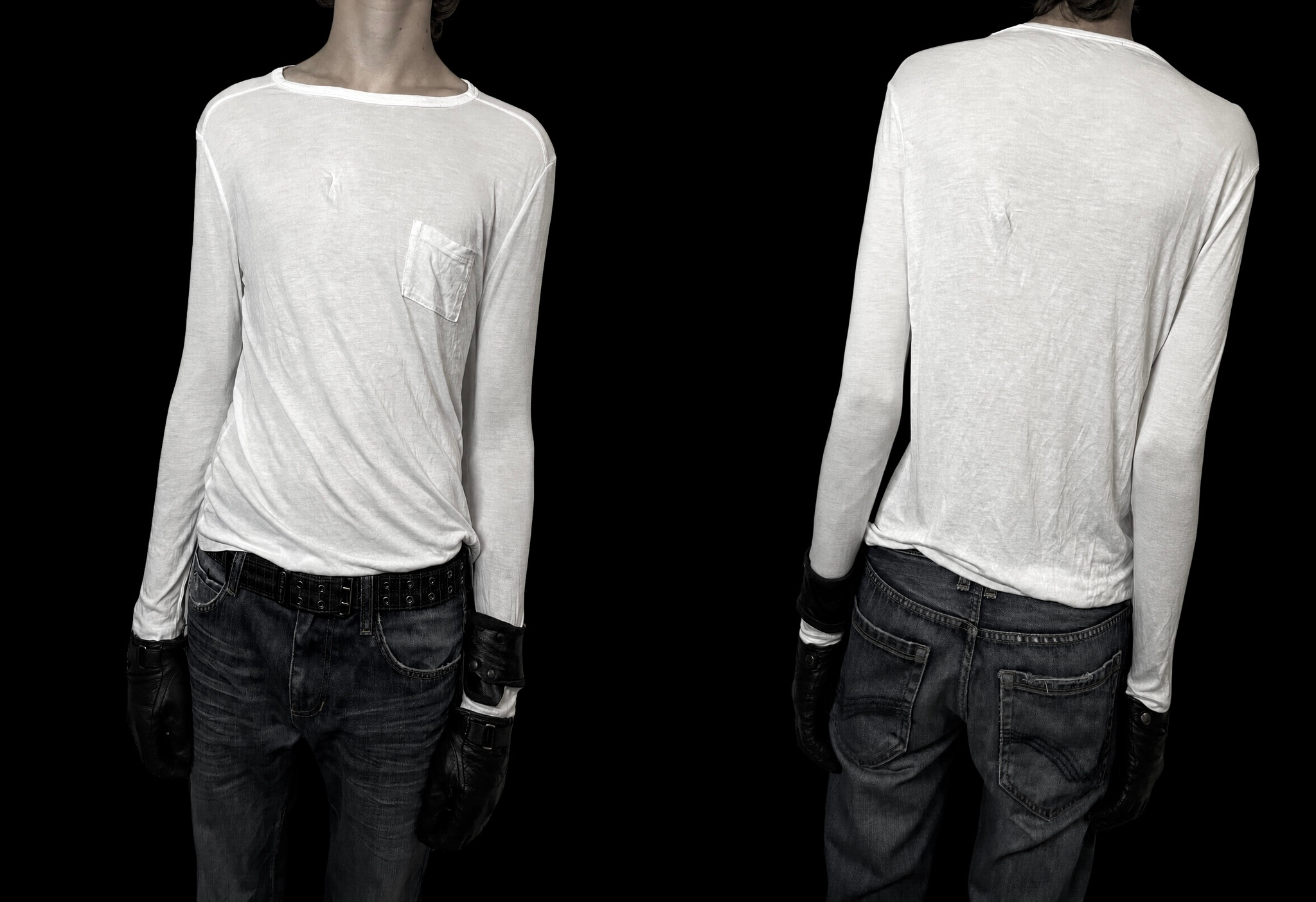 ALEXANDER WANG Фактурный лонг слив, миниатюра 7