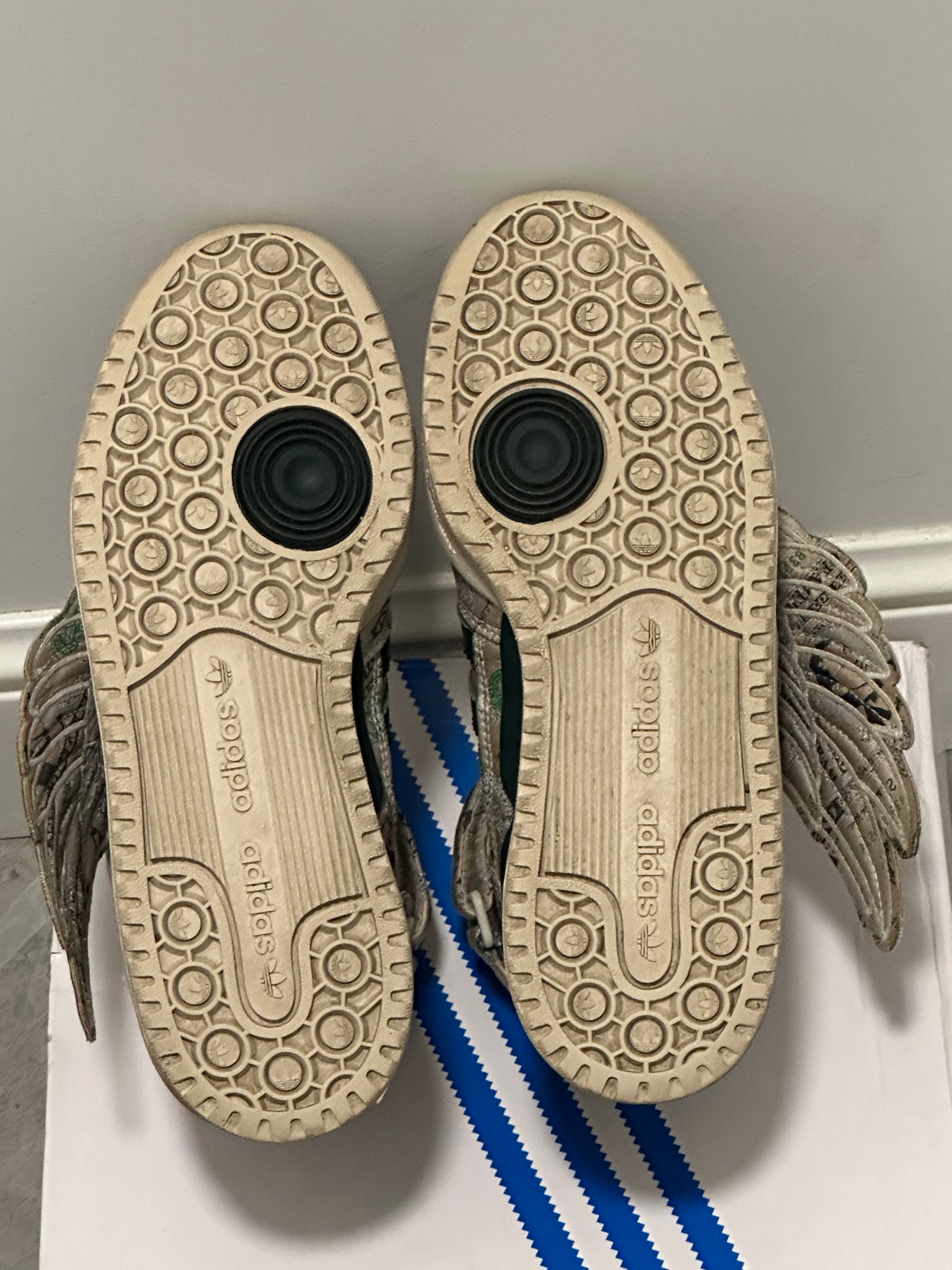 Adidas x Jeremy Scott Forum High Dollar Print, миниатюра 4