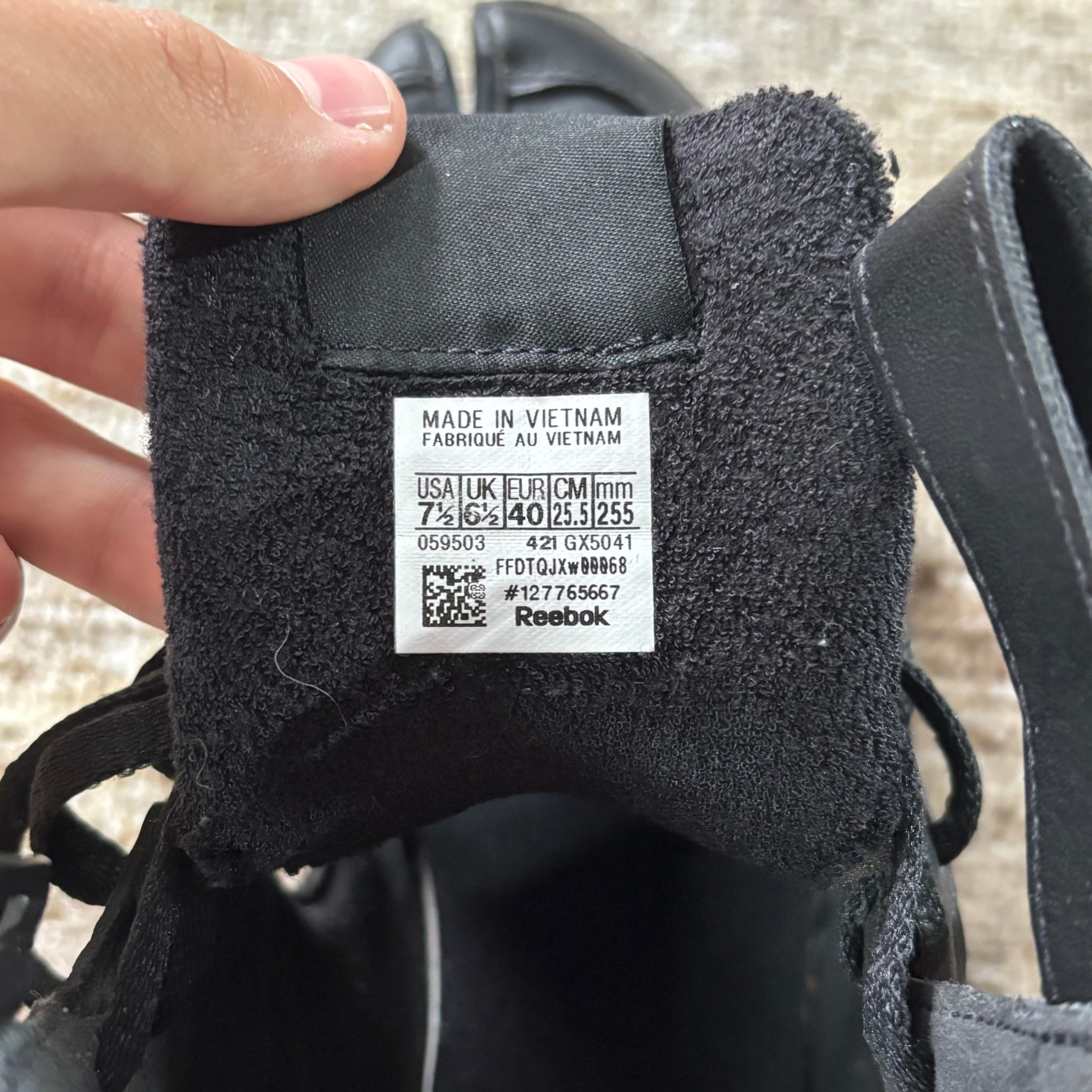 Maison Margiela x Reebok Tabi high black, миниатюра 5