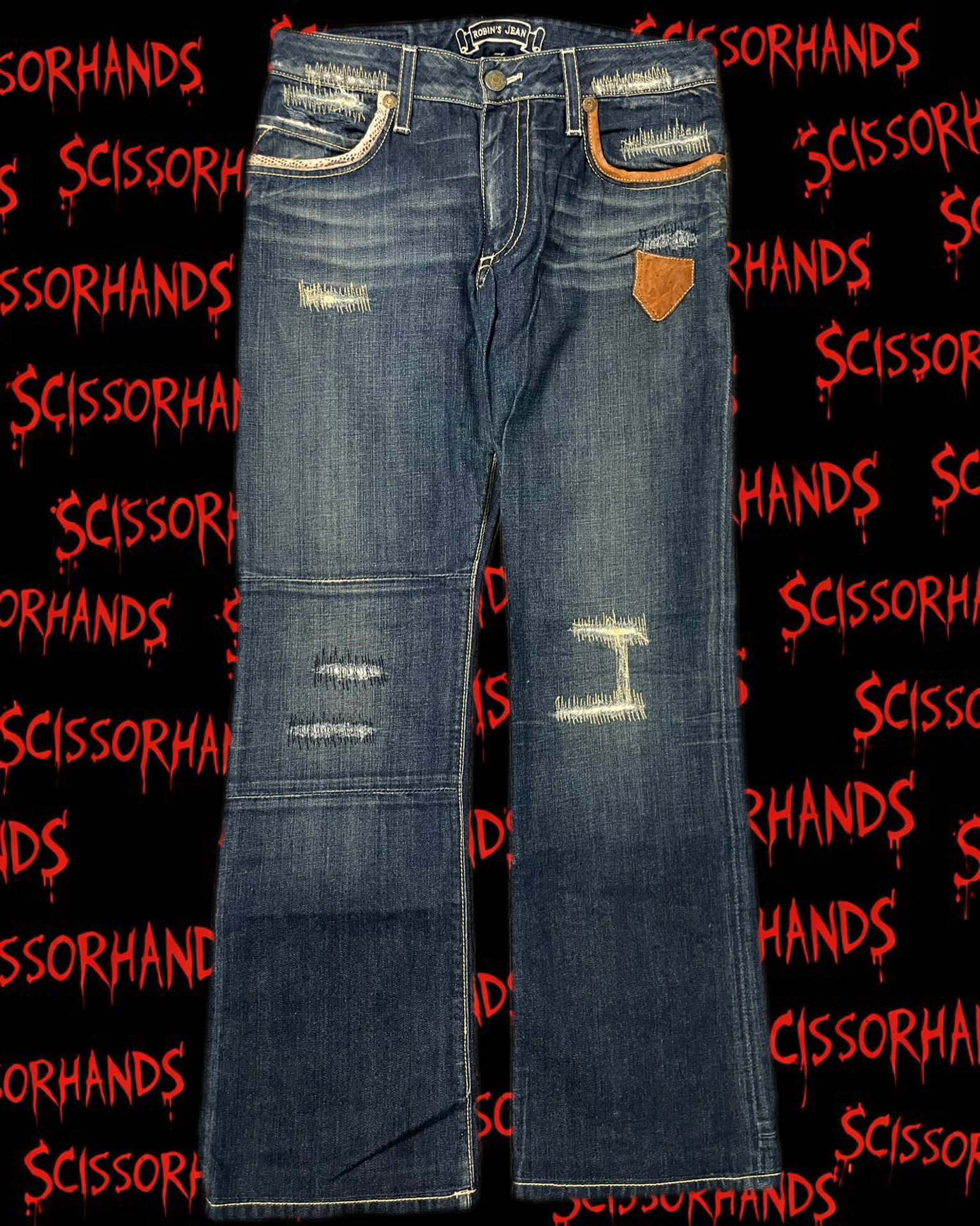 Robin’s jean LEATHER FLAP OG, миниатюра 2