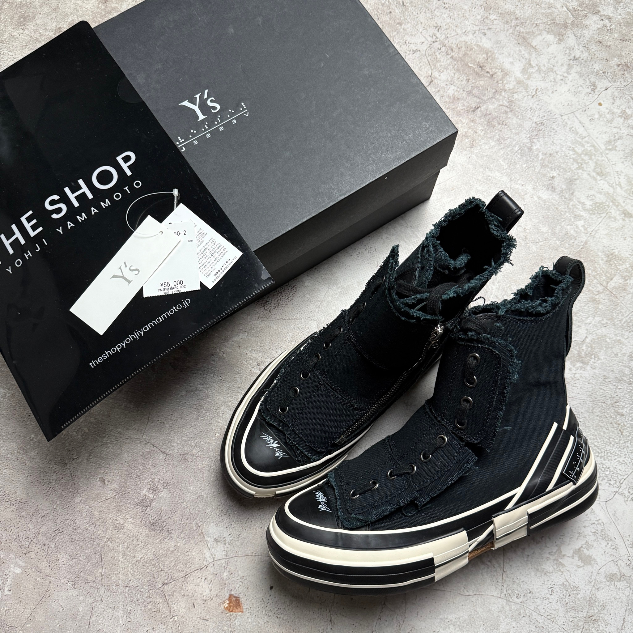 Yohji Yamamoto x Vessel High Cut Sneakers, миниатюра 1