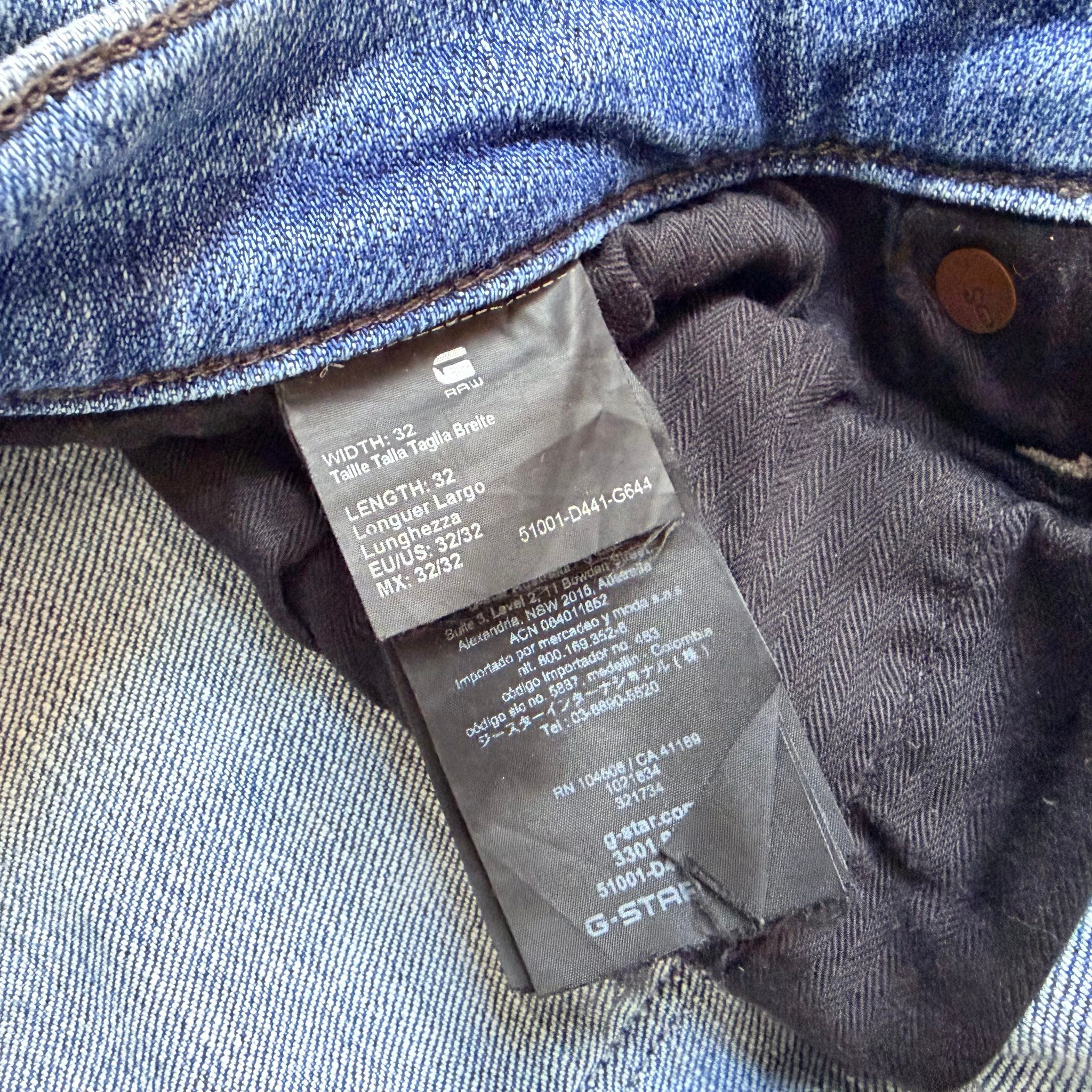 G-Star 3301 slim jeans basic original, миниатюра 6