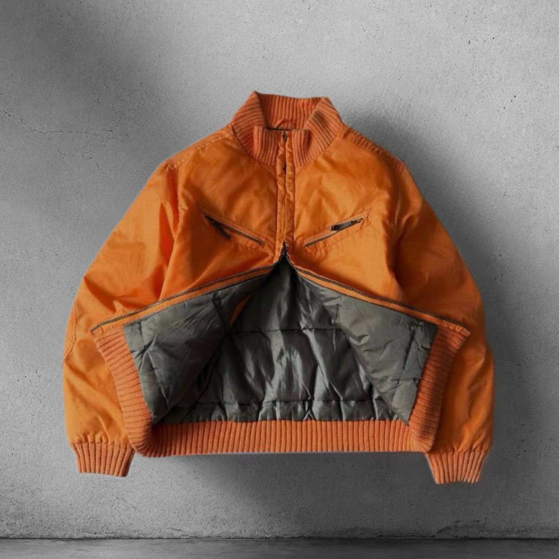 Principe Di Napoli  2000s Vintage Researching Flyer Bomber Jacket, миниатюра 1