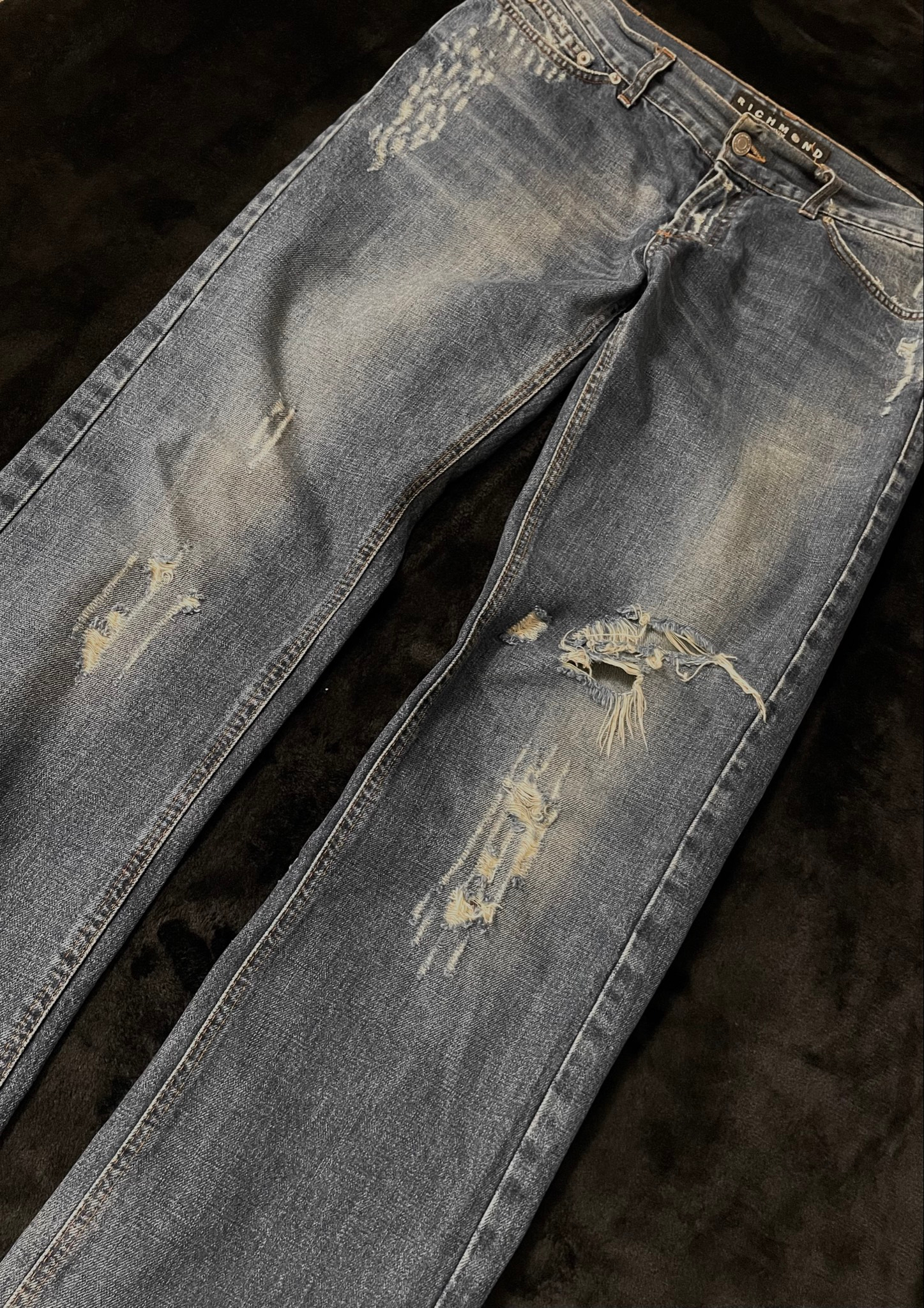 John Richmond distressed jeans, миниатюра 3