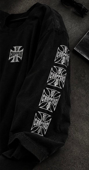 West Coast Choppers OG Cross Longsleeve, миниатюра 4
