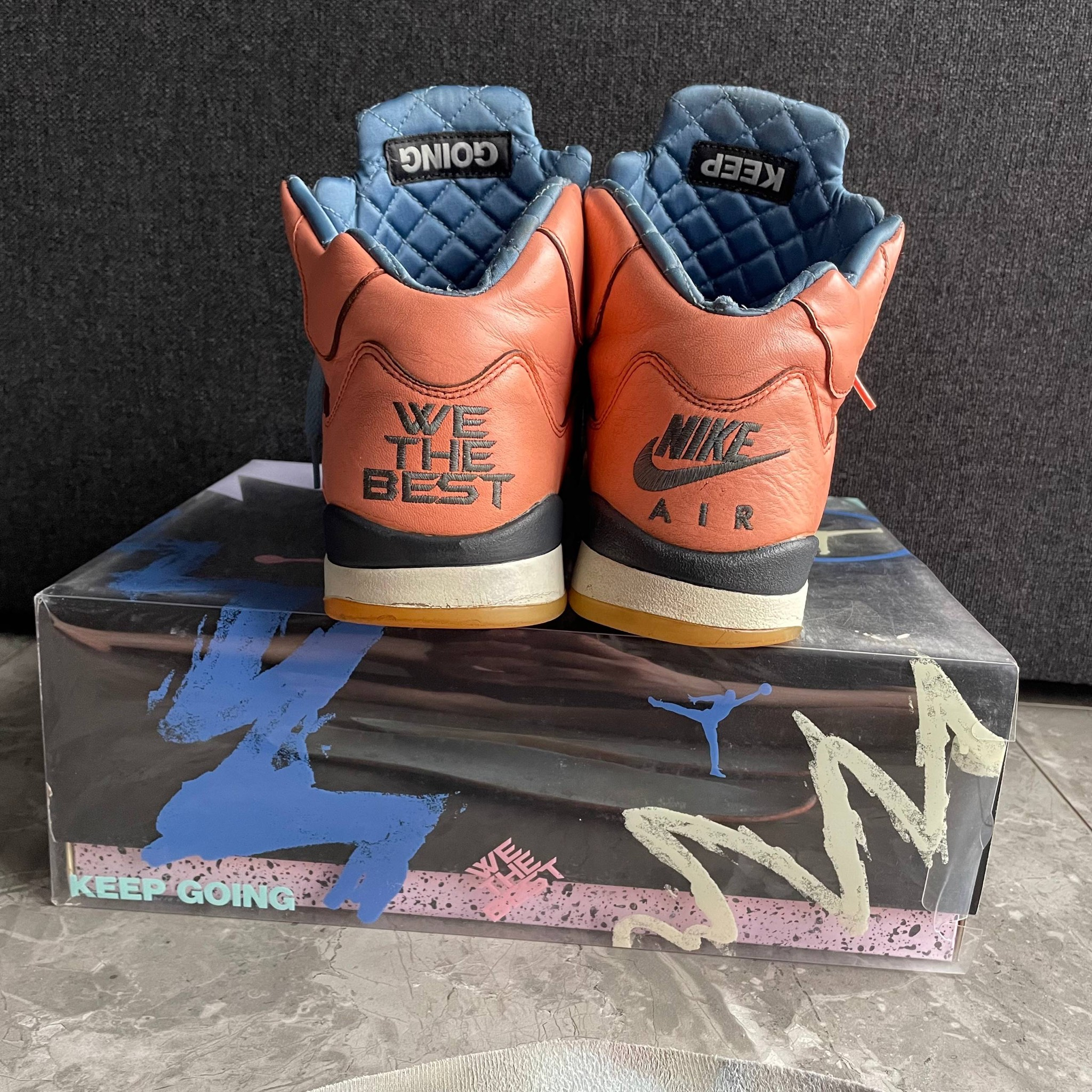Nike Air Jordan 5 Retro DJ Khaled We The Best Crimson Bliss, миниатюра 6