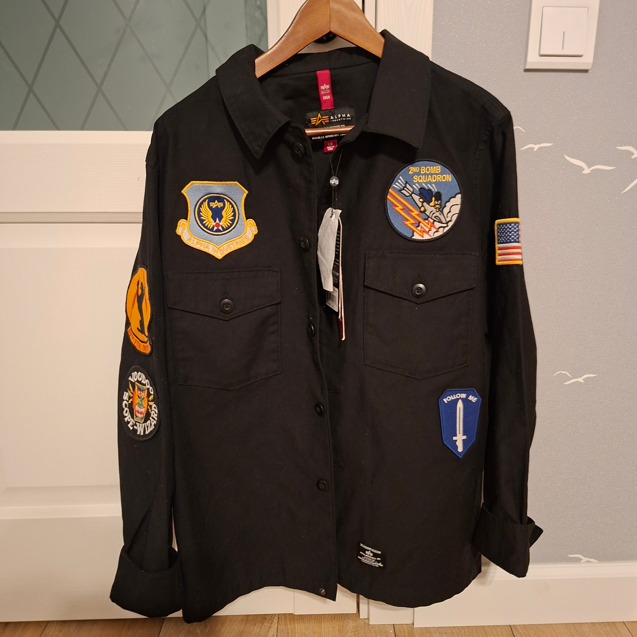 Alpha Industries Combat Multipatch Overshift Black, миниатюра 1
