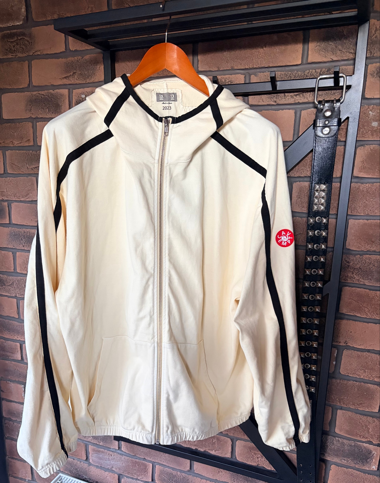 Cav Empt Overdye Taped Light Zip Hoodie, миниатюра 1