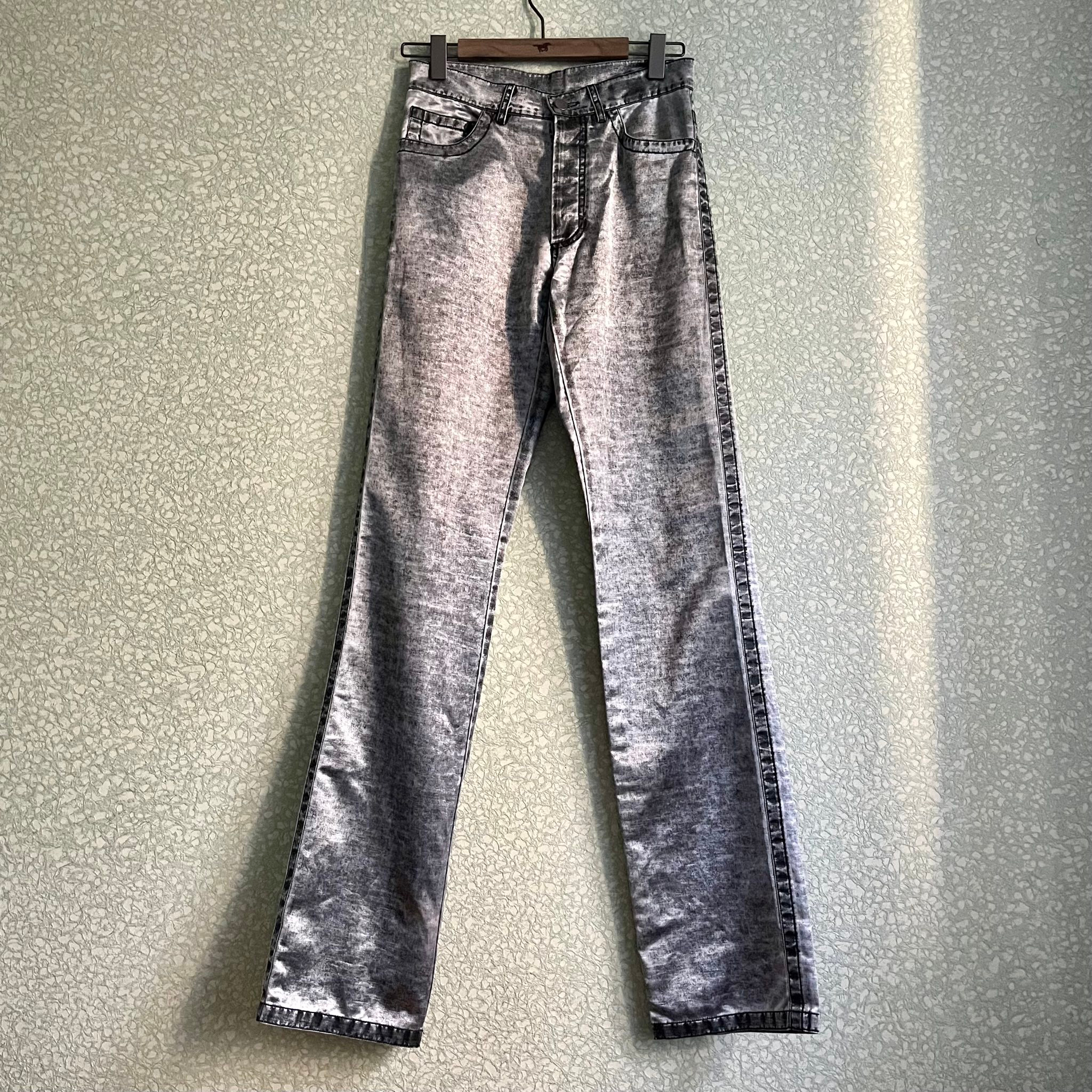 Ann Demeulemeester SS01 Silver 5-pocket pants, миниатюра 1