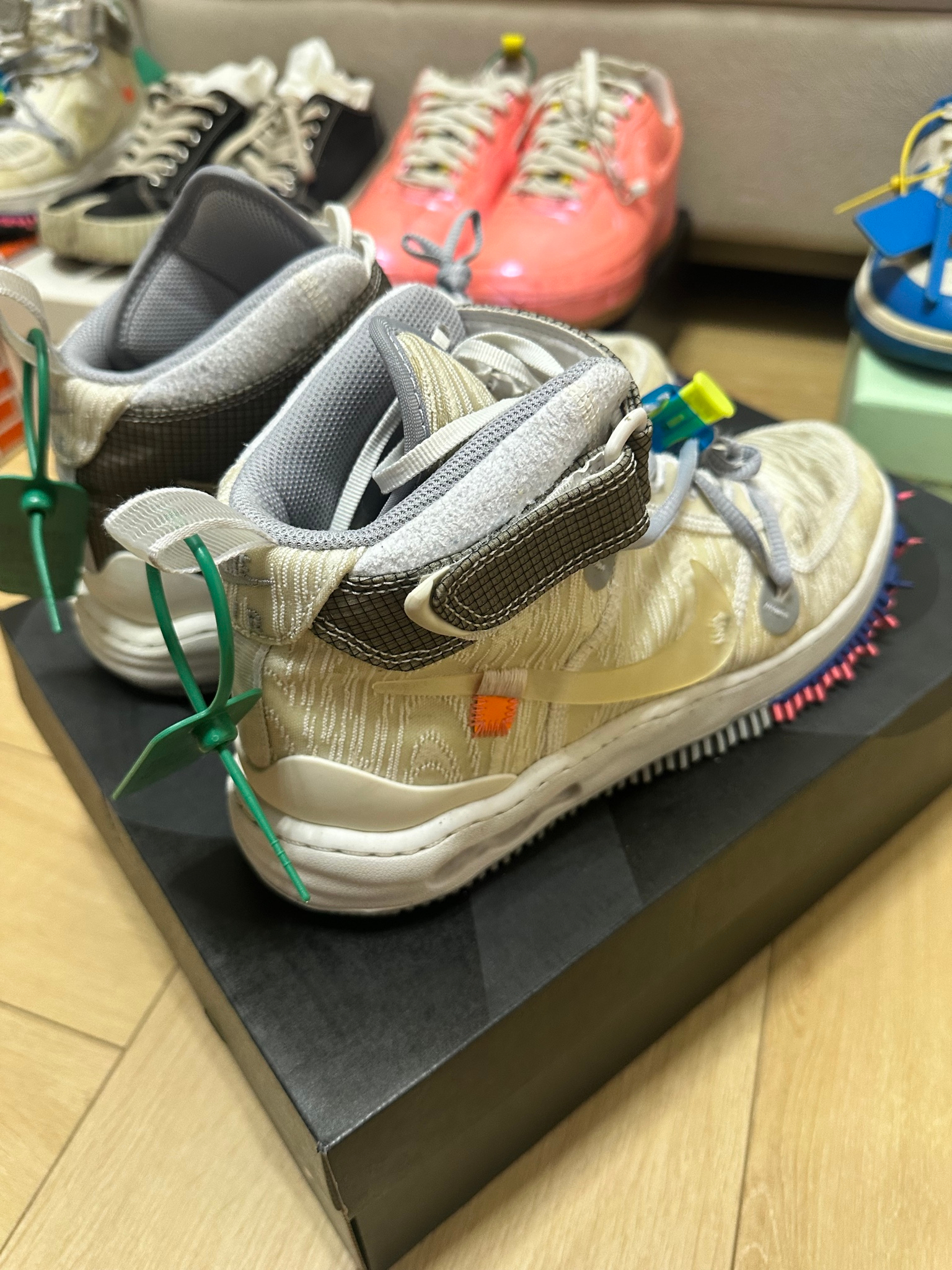 Nike x Off-White Air Force 1 Mid SP White, миниатюра 5