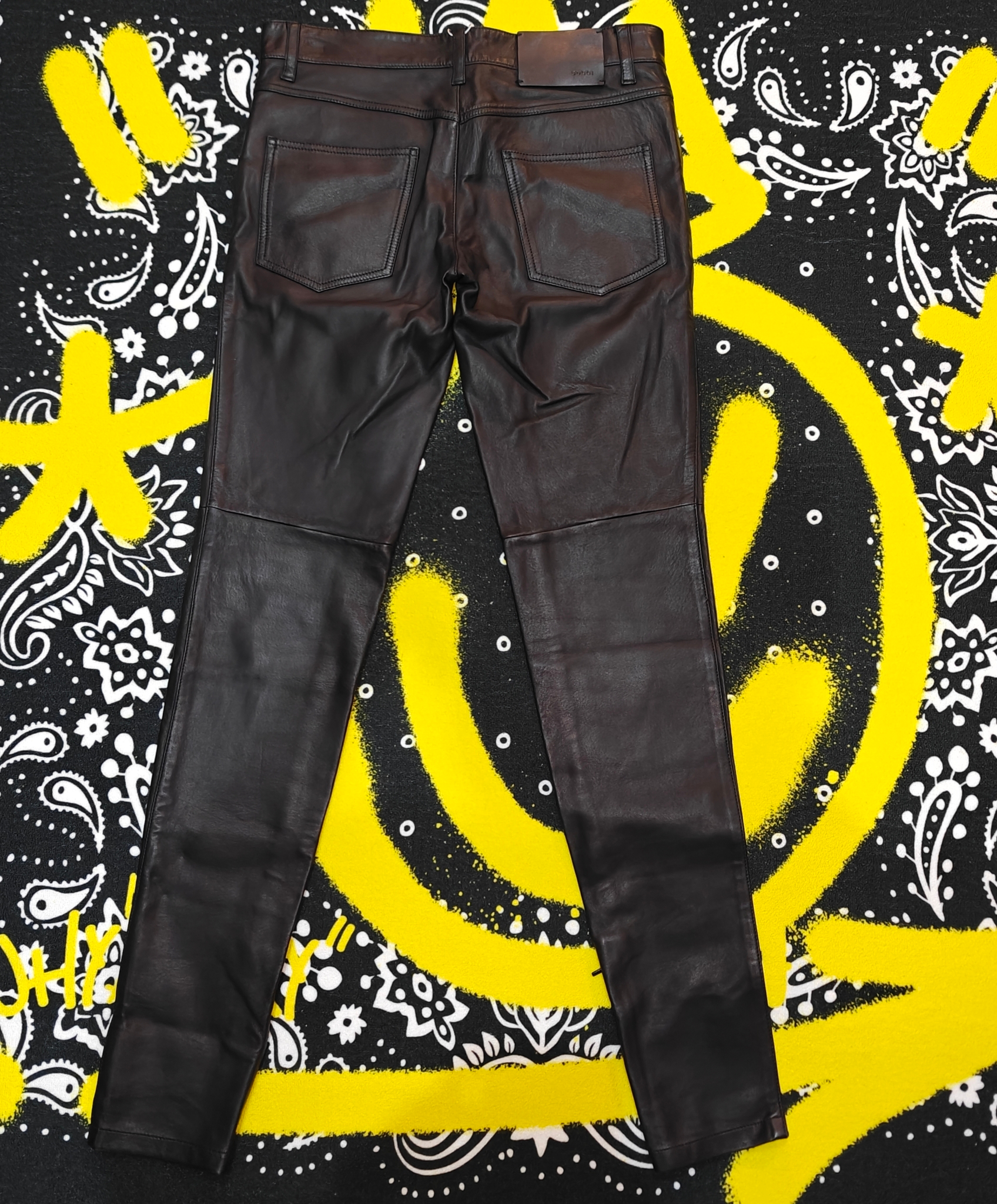 Gucci Кожаные джинсы, миниатюра 2
