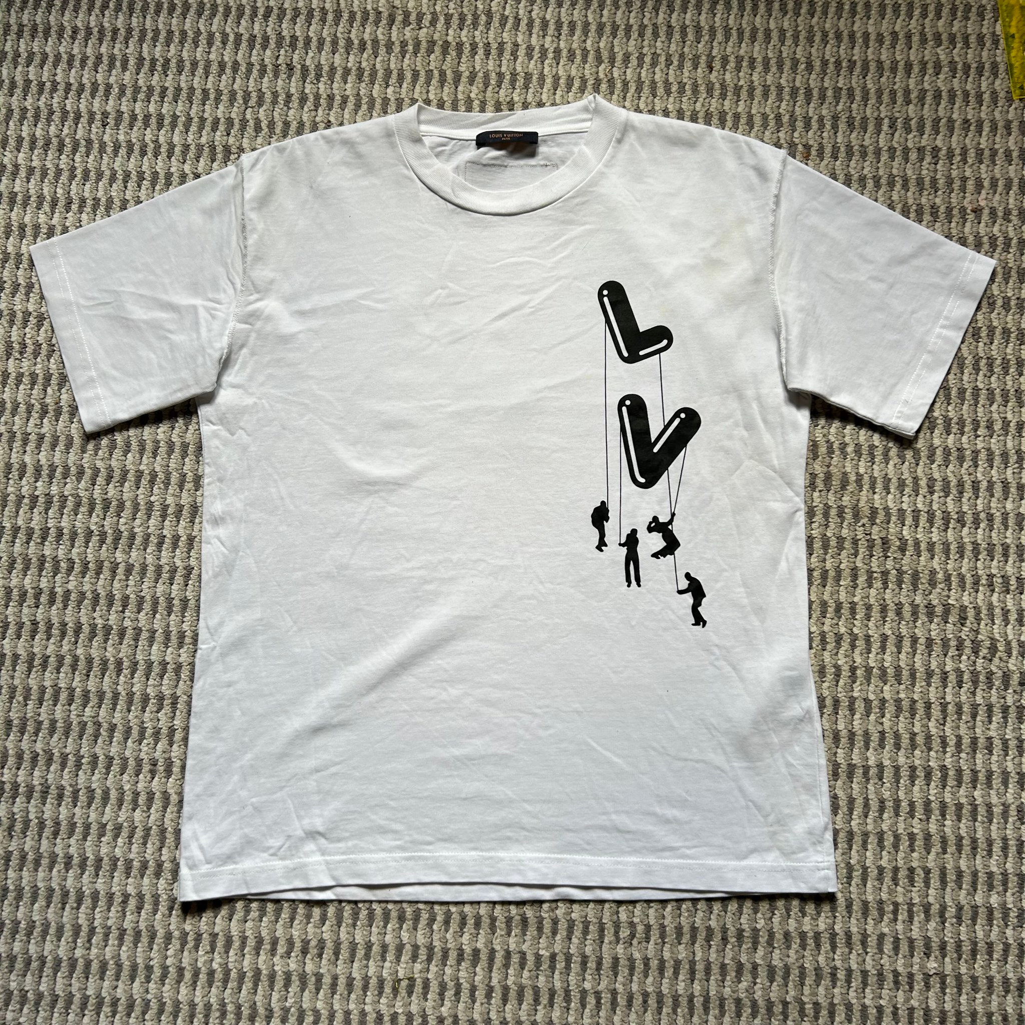 Louis Vuitton x Off White Floating LV Tee, миниатюра 2