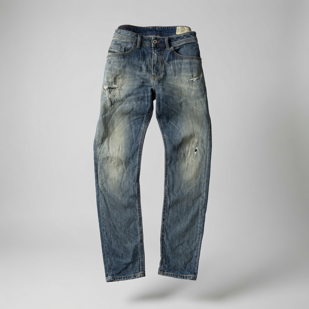Diesel Thommer distressed slim jeans, миниатюра 1