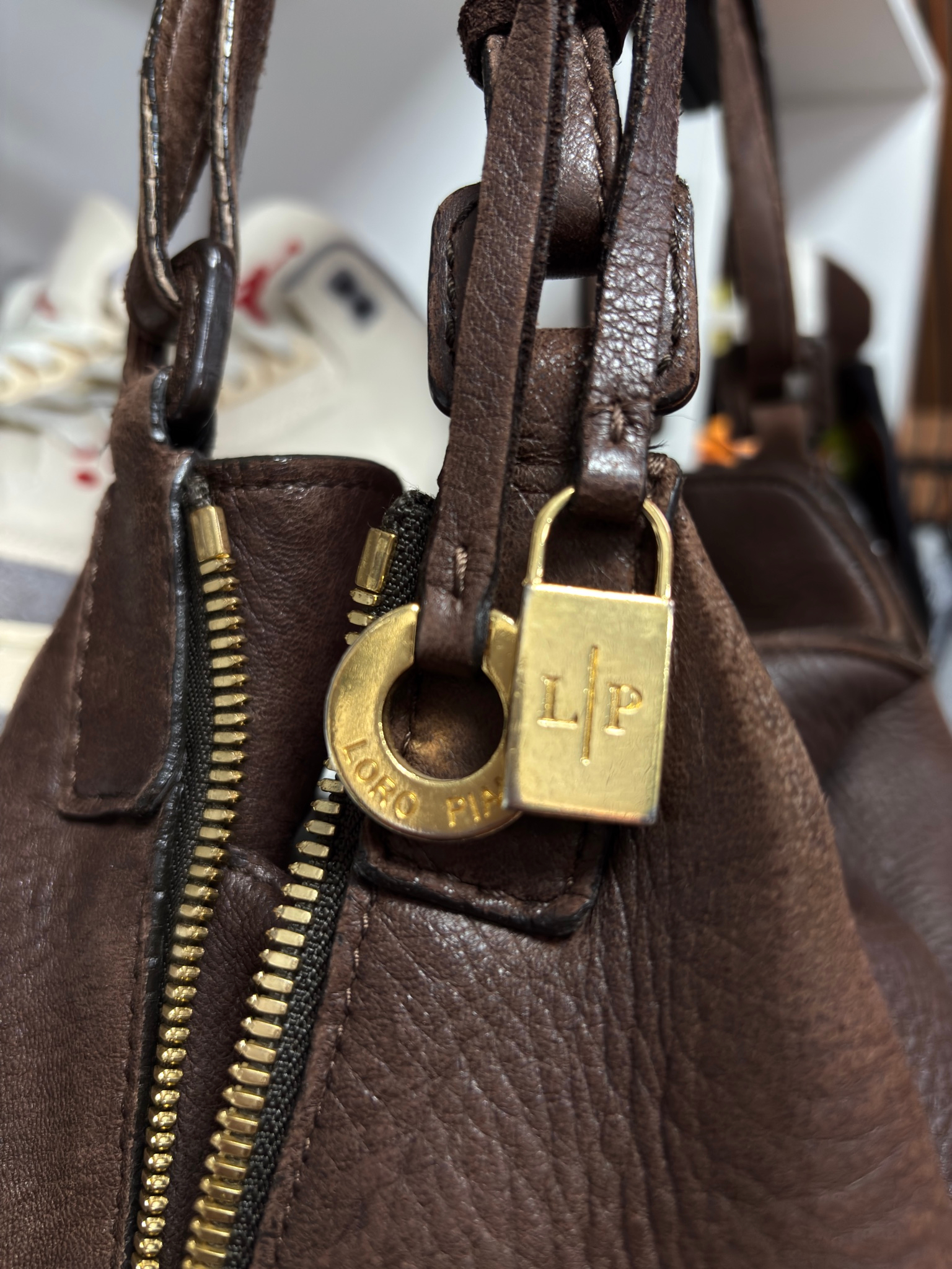 Loro Piana Globe Hobo Deer Leather, миниатюра 6