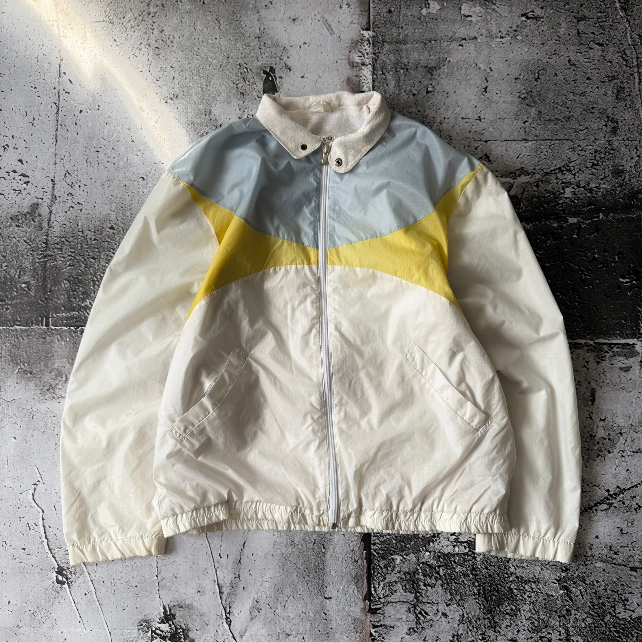 Volvo 1980s Vintage Japan Colorblock Windbreaker Jacket, миниатюра 1