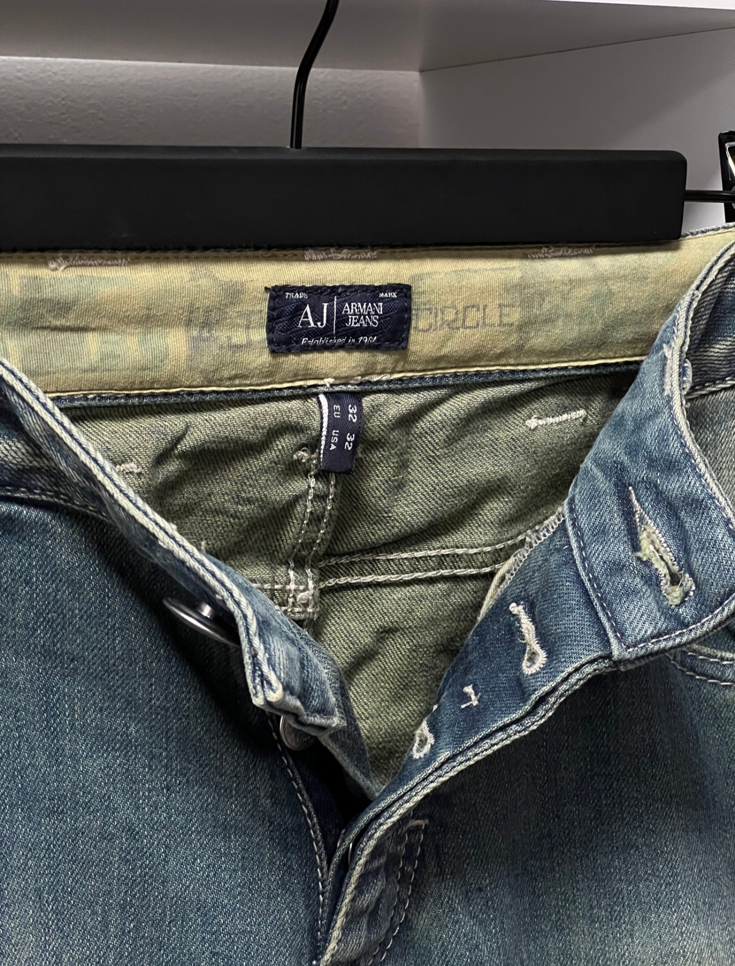 Giorgio Armani Dirty Wash Jeans, миниатюра 3