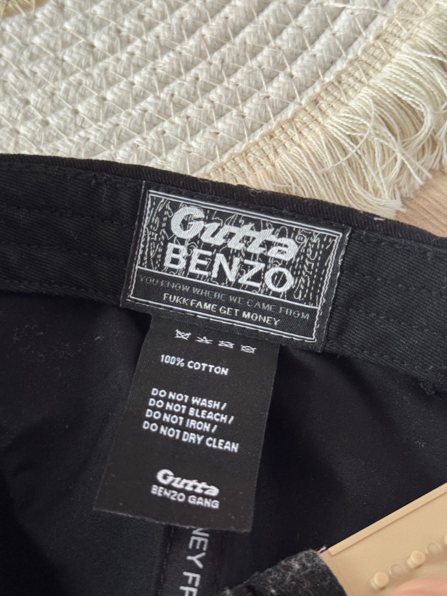 Gutta x Benzo "Surplus" Trucker Hat Black, миниатюра 4