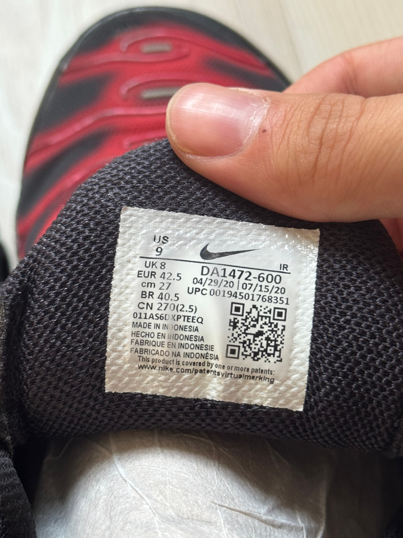 Nike x Supreme Air Max TN, миниатюра 8