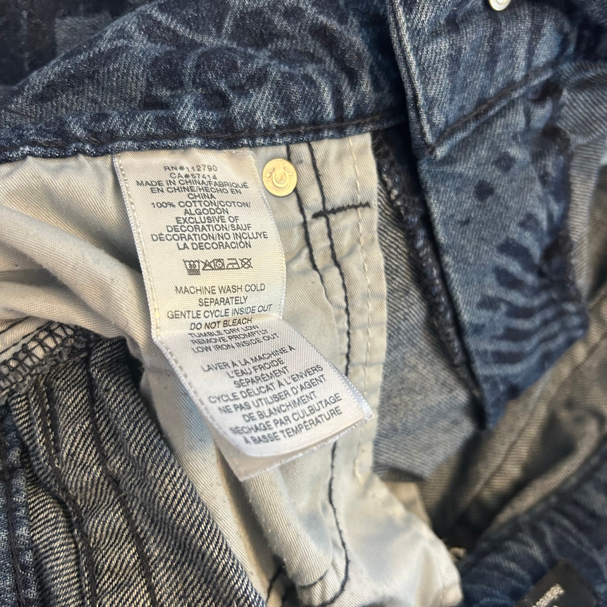 True Religion Billy Printed Stacked Bootcut Jean, миниатюра 7