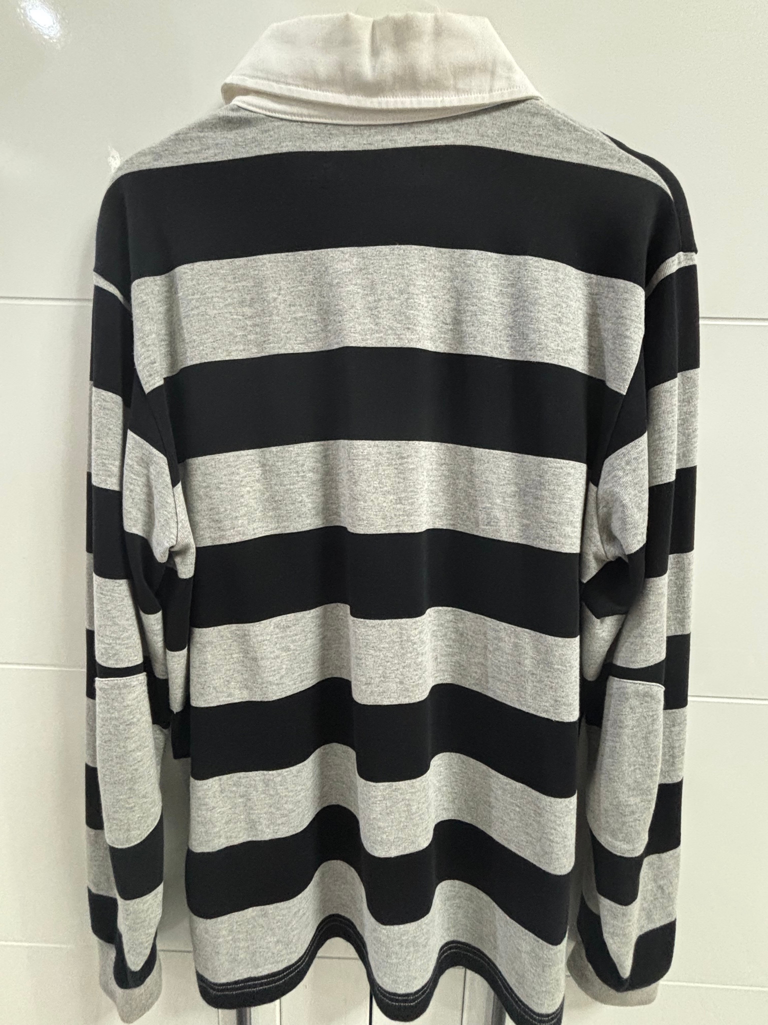 Billionaire Boys Club Black Striped Rugby Polo, миниатюра 2