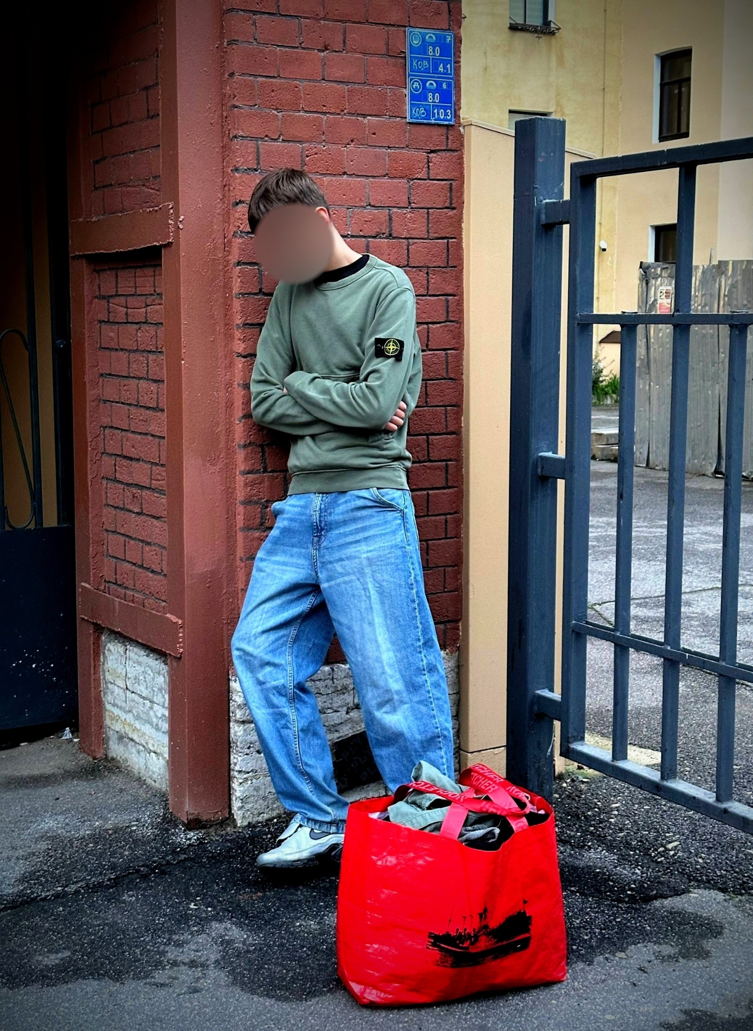 Stone Island Crew Neck Diagonal Pockets, миниатюра 5