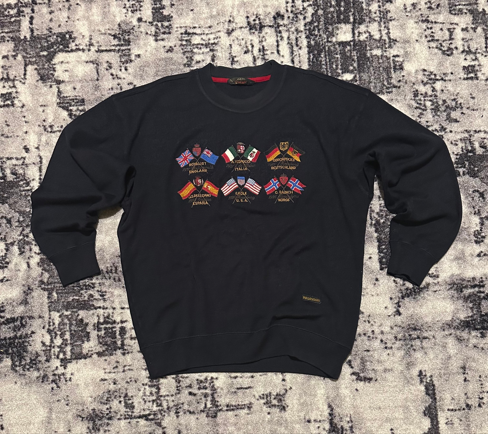 Paul & Shark 00s Old Flags Crewneck, миниатюра 1