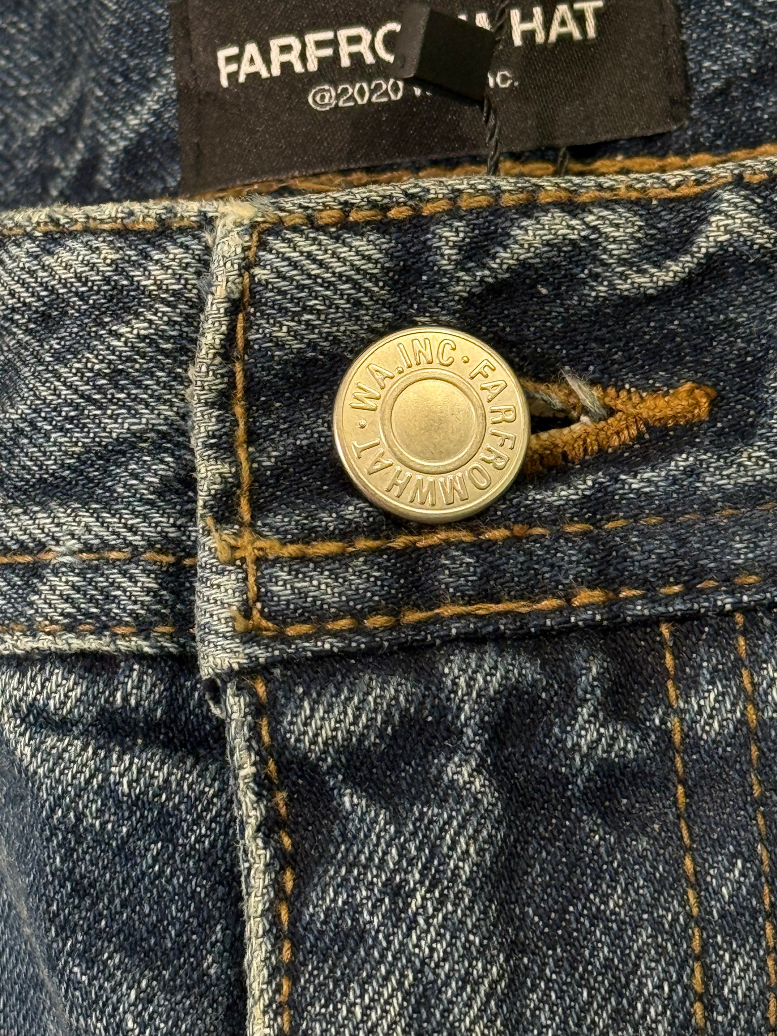 FAR FROM WHAT Far Aged Flare Jeans, миниатюра 3