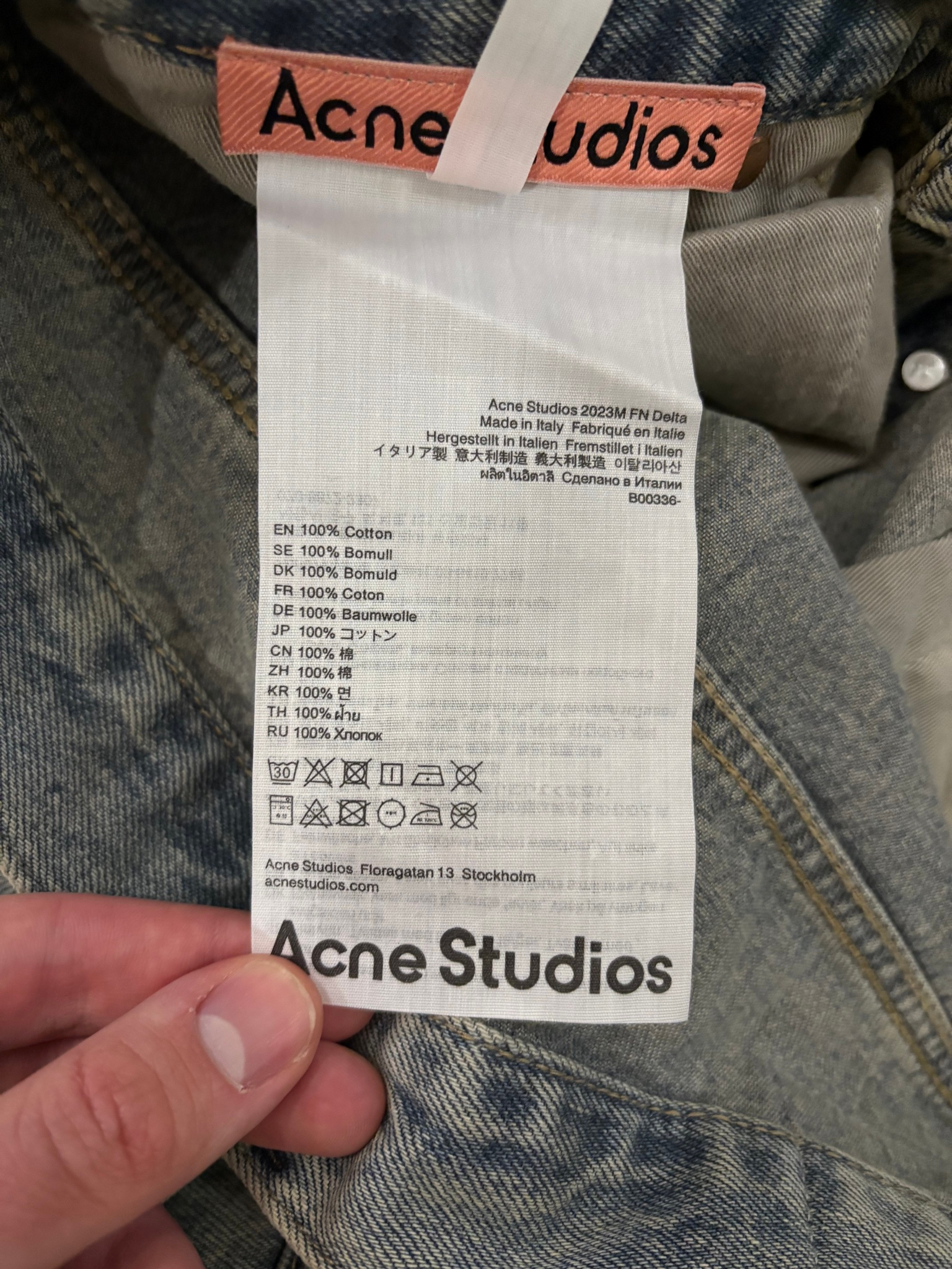 Acne Studios 2023M FN Delta, миниатюра 6