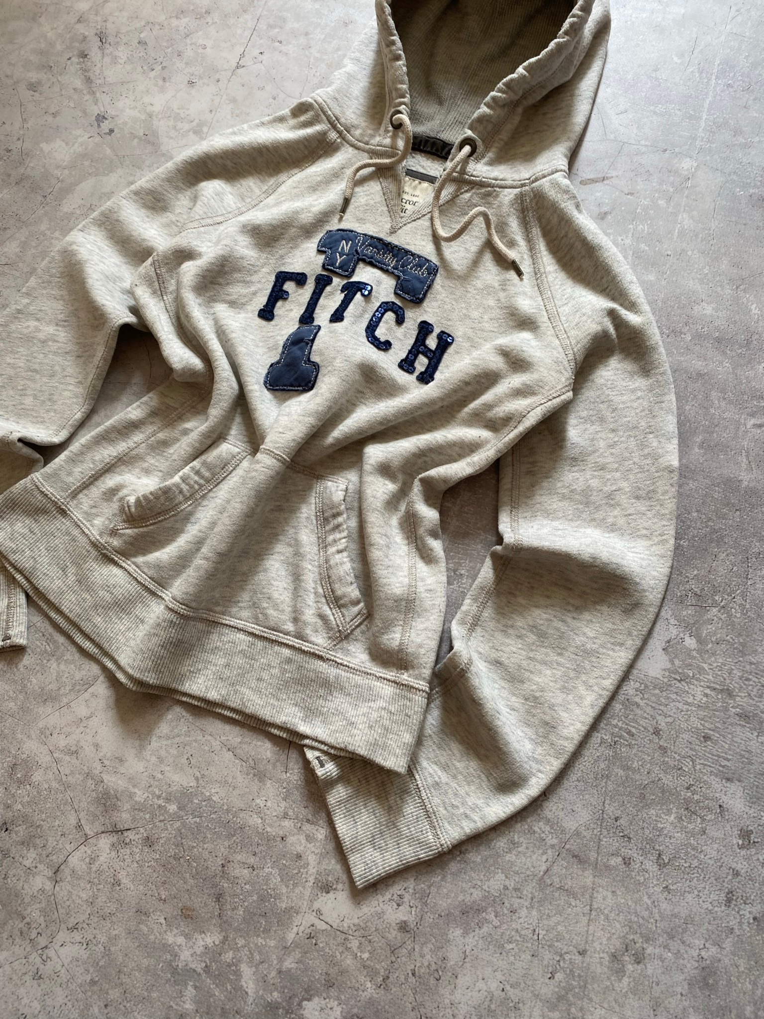 Abercrombie & Fitch Vintage Logo Hoodie, миниатюра 4