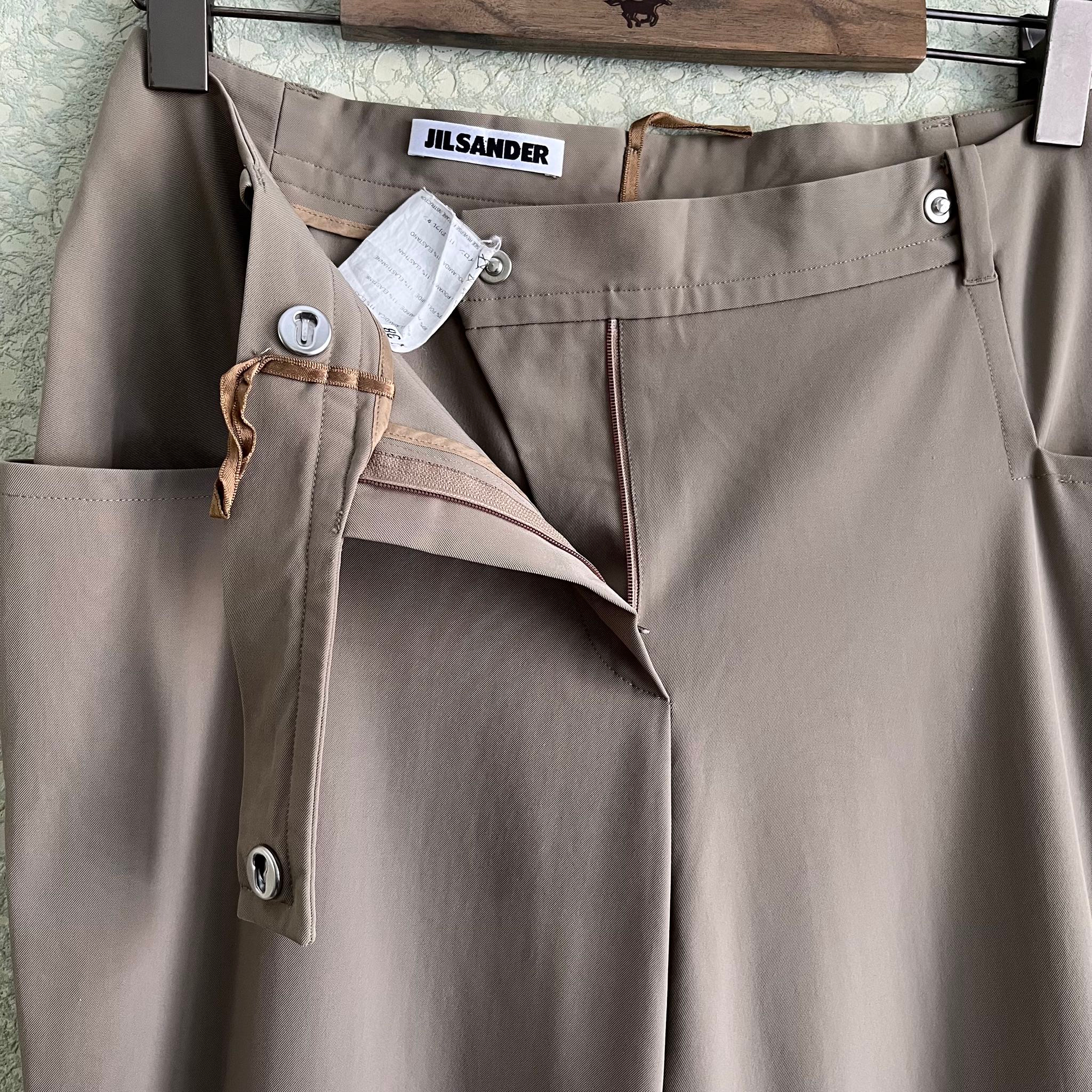 Jil Sander 2000s Zip Hem Pants, миниатюра 4