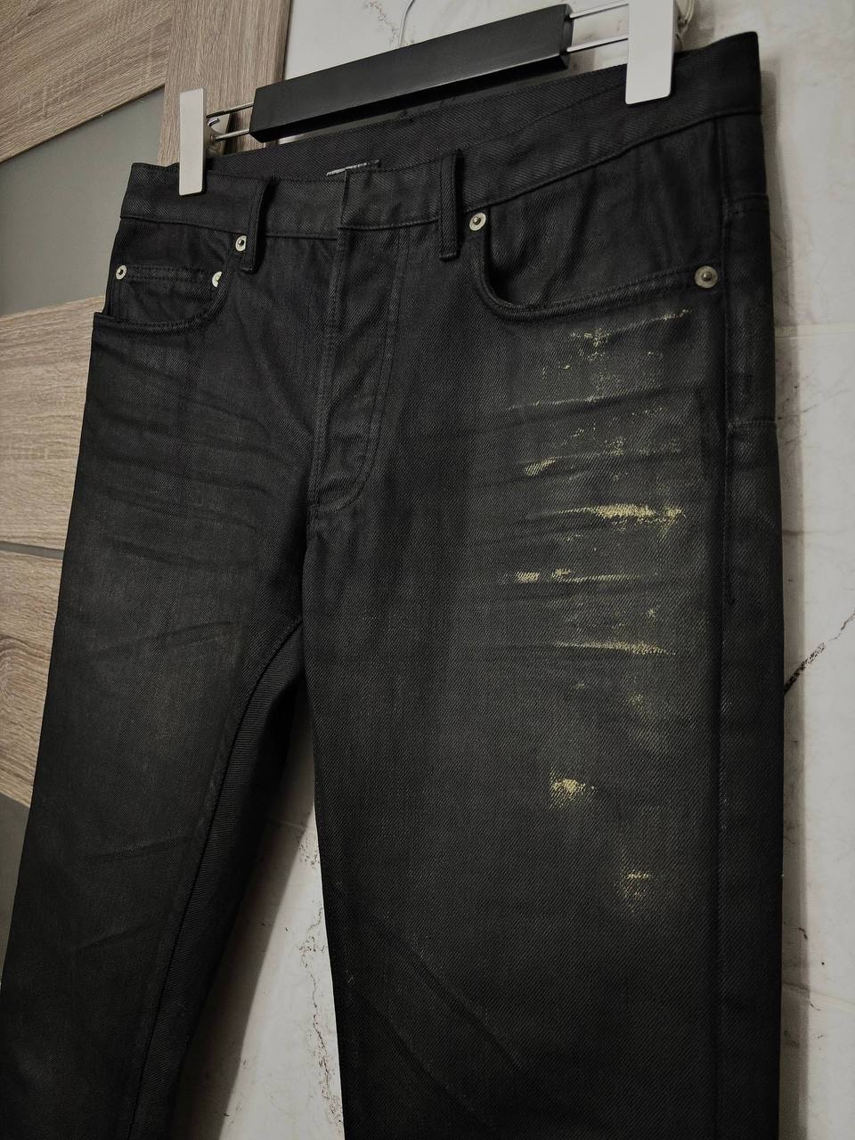 Dior Homme ss07 Gold Dust Wax Jeans, миниатюра 3