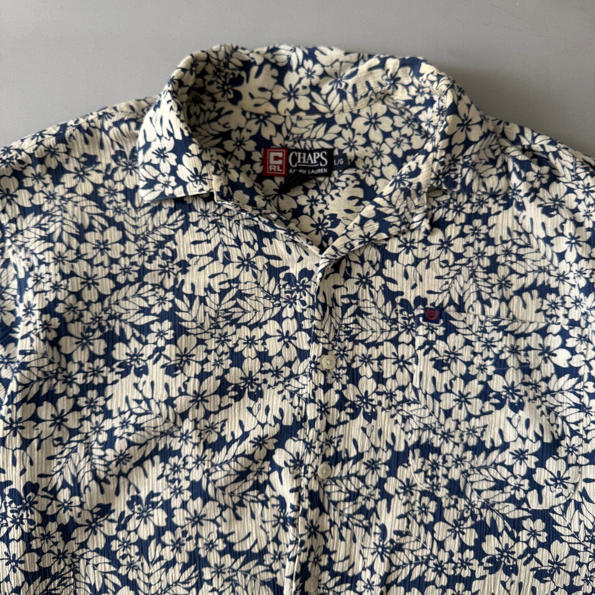 Chaps x Ralph Lauren Floral Camp collar shirt, миниатюра 4