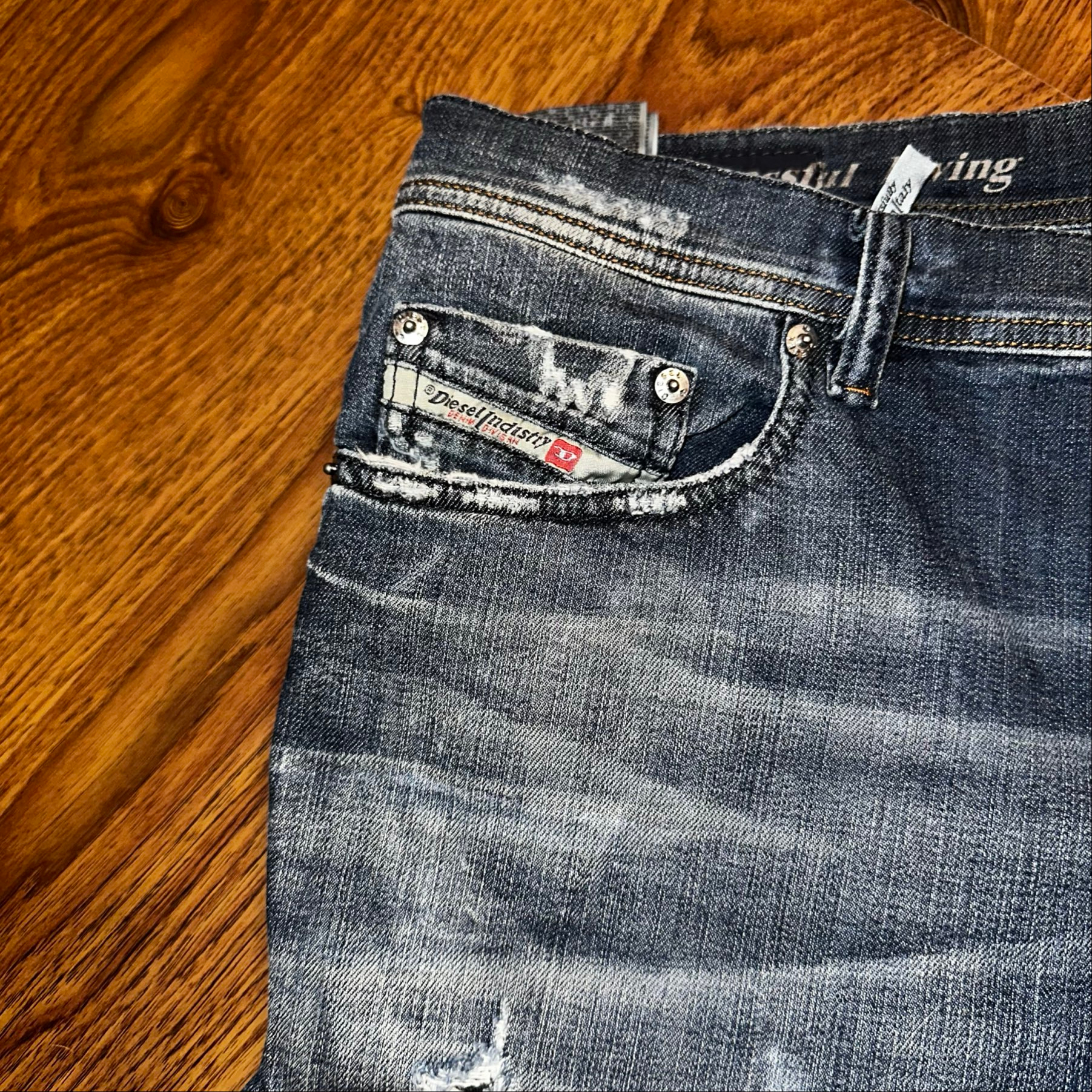 Diesel diesel bootcat jeans, миниатюра 3