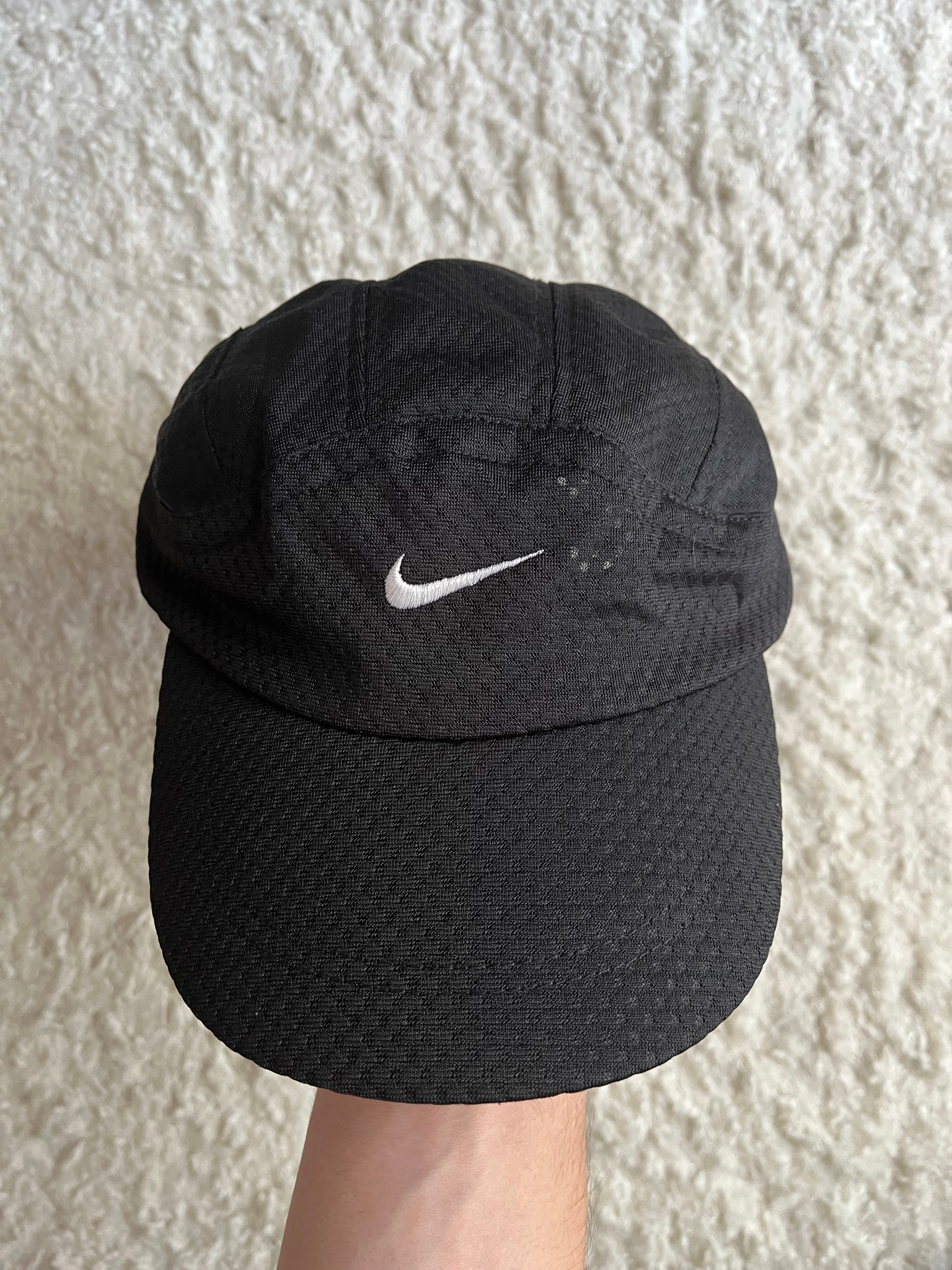 Nike Vintage 6 Panel Cap Black Full Mesh TAILWIND, миниатюра 1