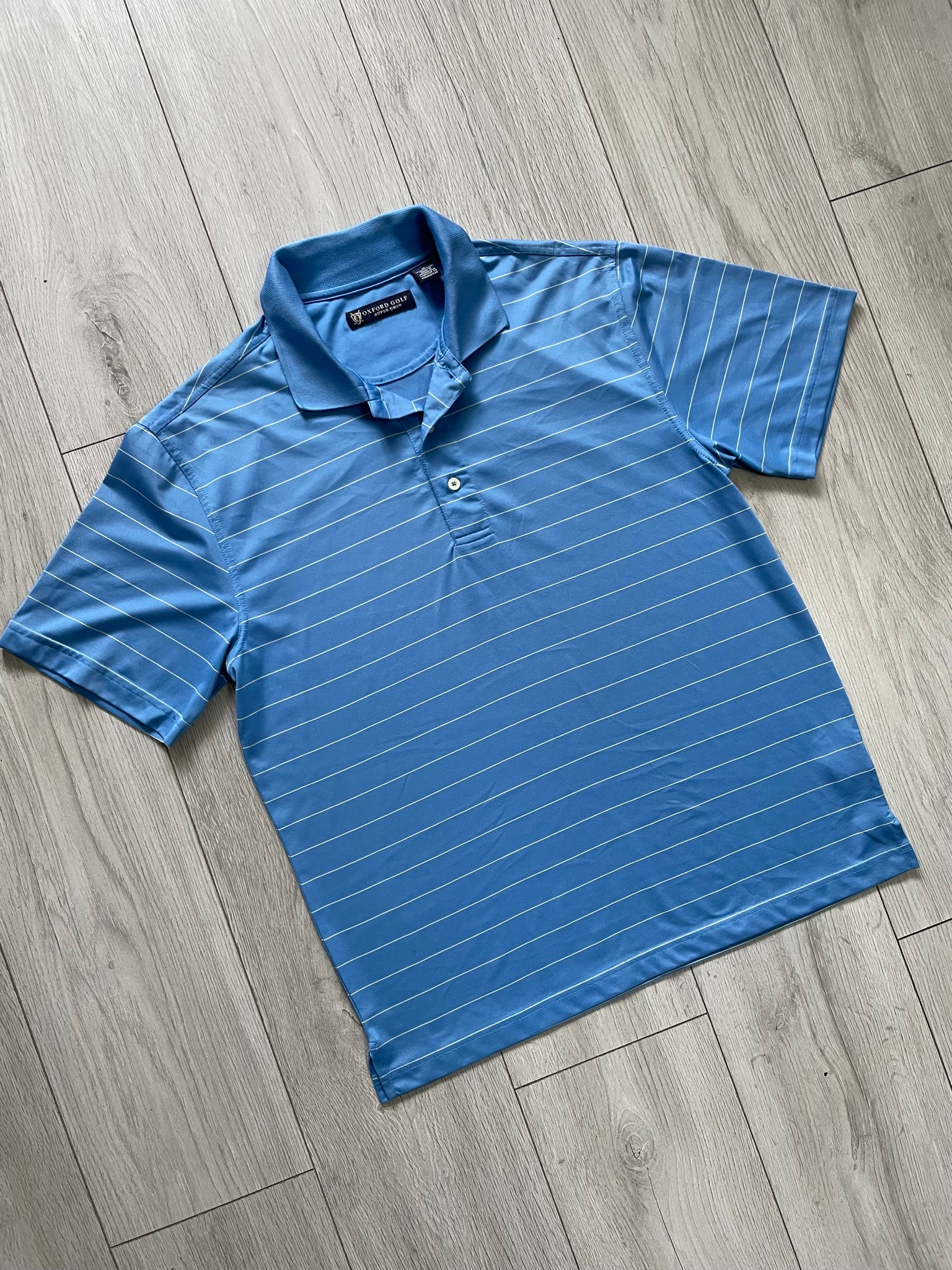 Oxford Golf SuperDry White Stripes Polo, миниатюра 1